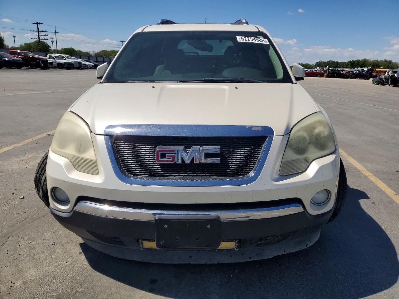 2009 Gmc Acadia Slt-2 White vin: 1GKEV33D39J178780