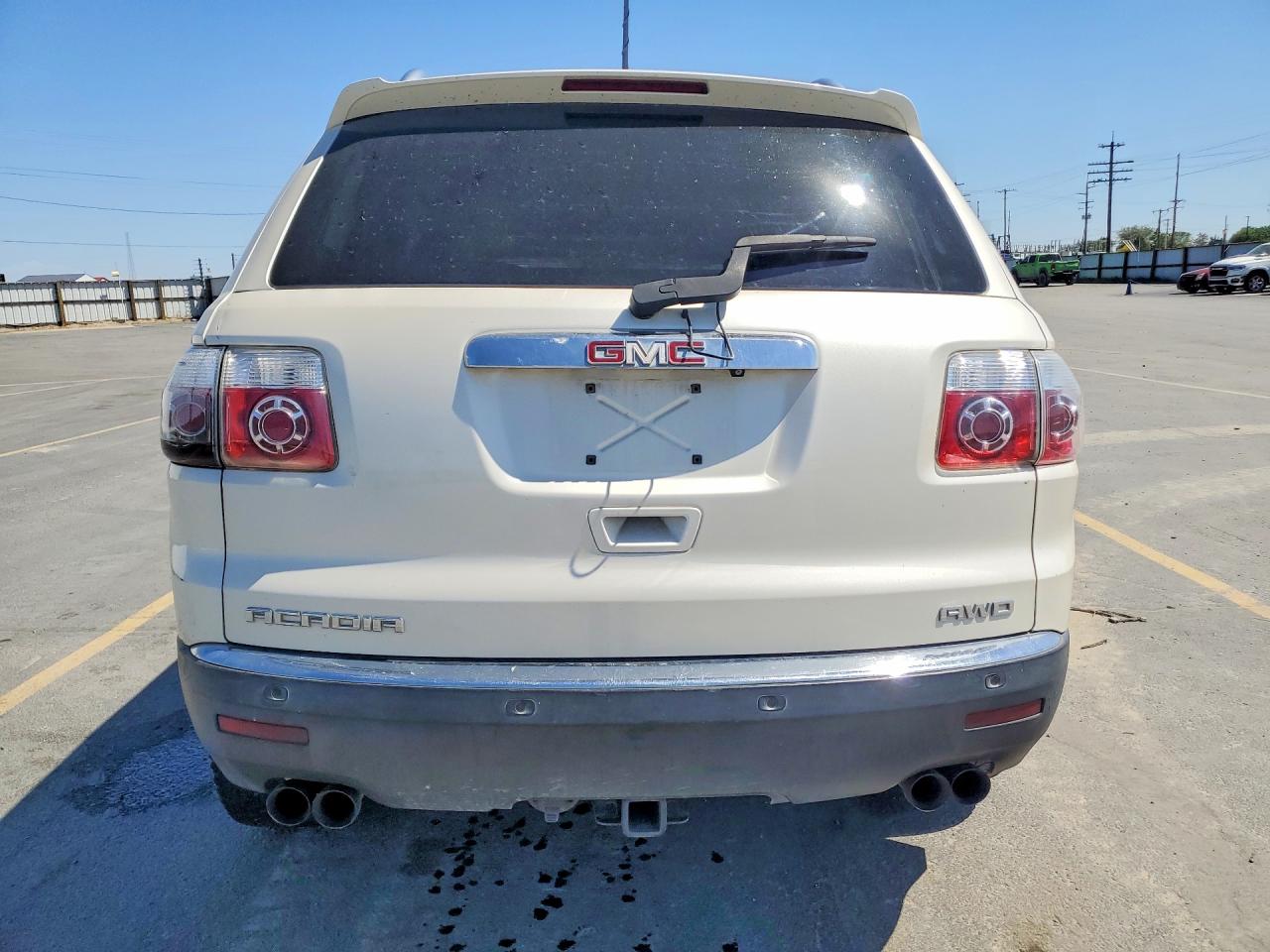 2009 Gmc Acadia Slt-2 White vin: 1GKEV33D39J178780