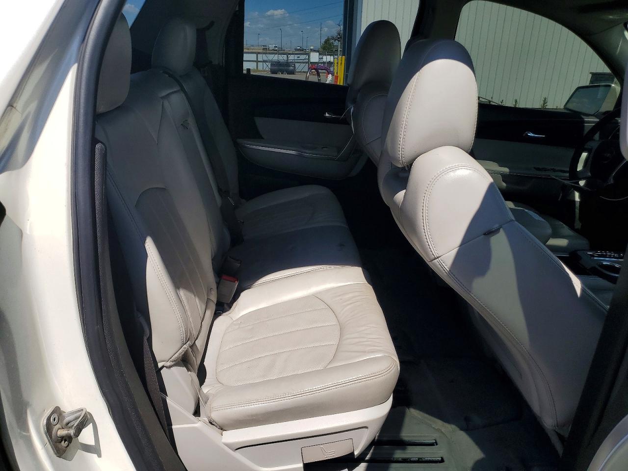 2009 Gmc Acadia Slt-2 White vin: 1GKEV33D39J178780