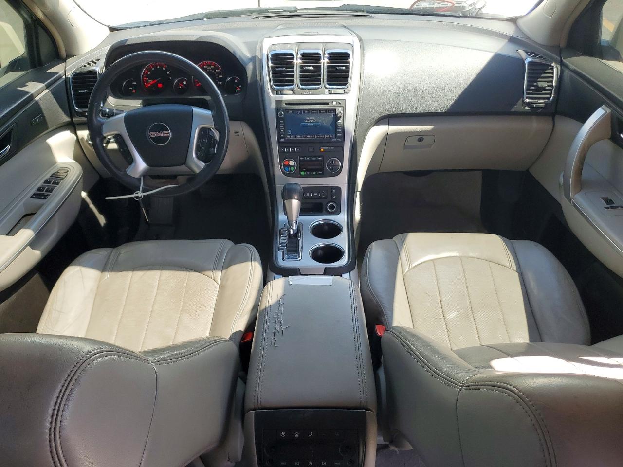 2009 Gmc Acadia Slt-2 White vin: 1GKEV33D39J178780