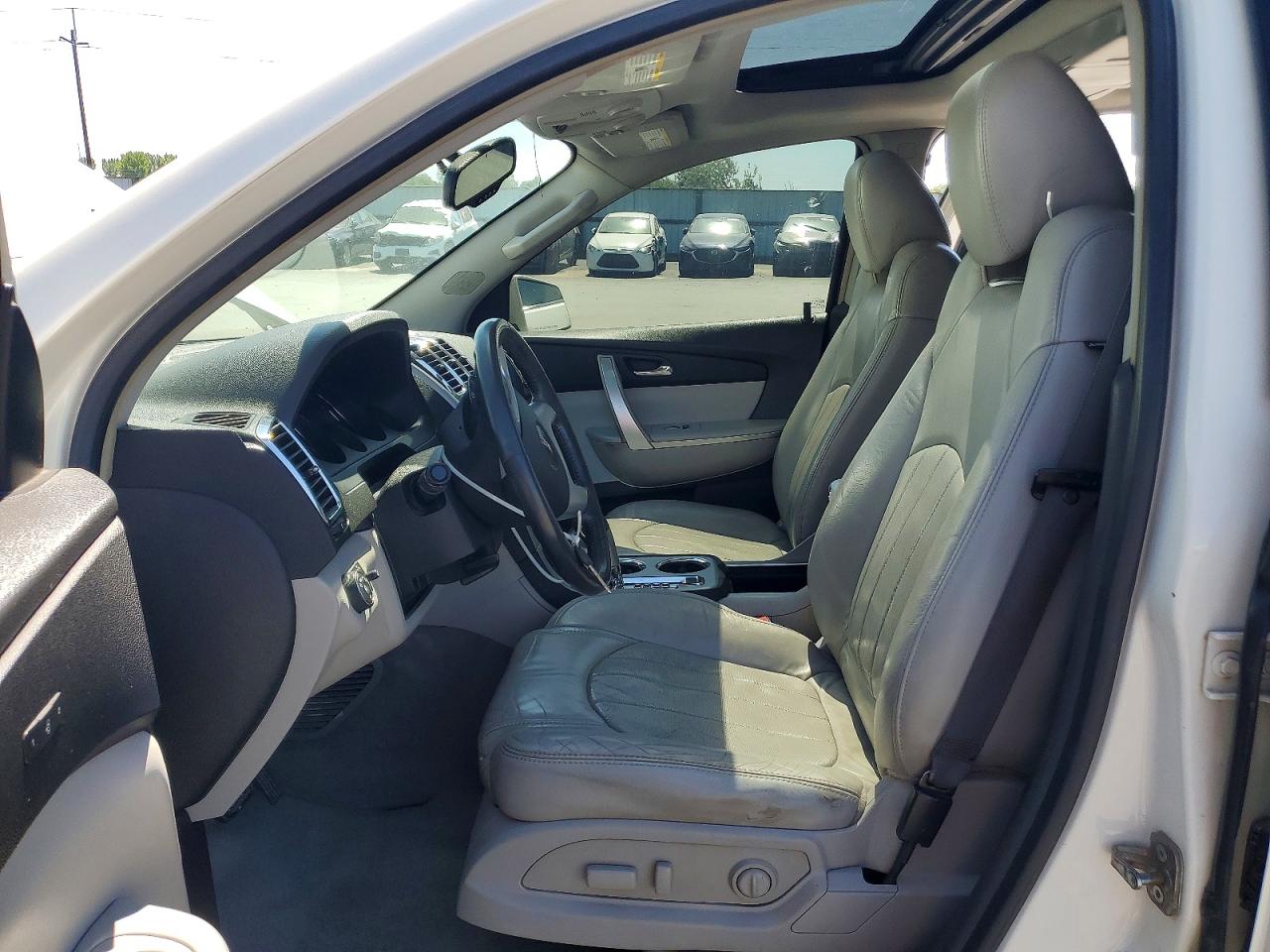 2009 Gmc Acadia Slt-2 White vin: 1GKEV33D39J178780