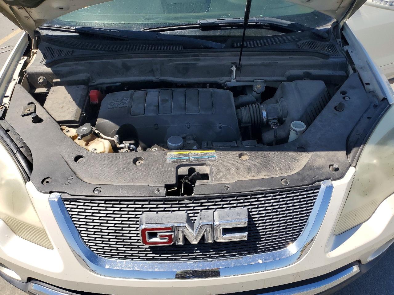 2009 Gmc Acadia Slt-2 White vin: 1GKEV33D39J178780