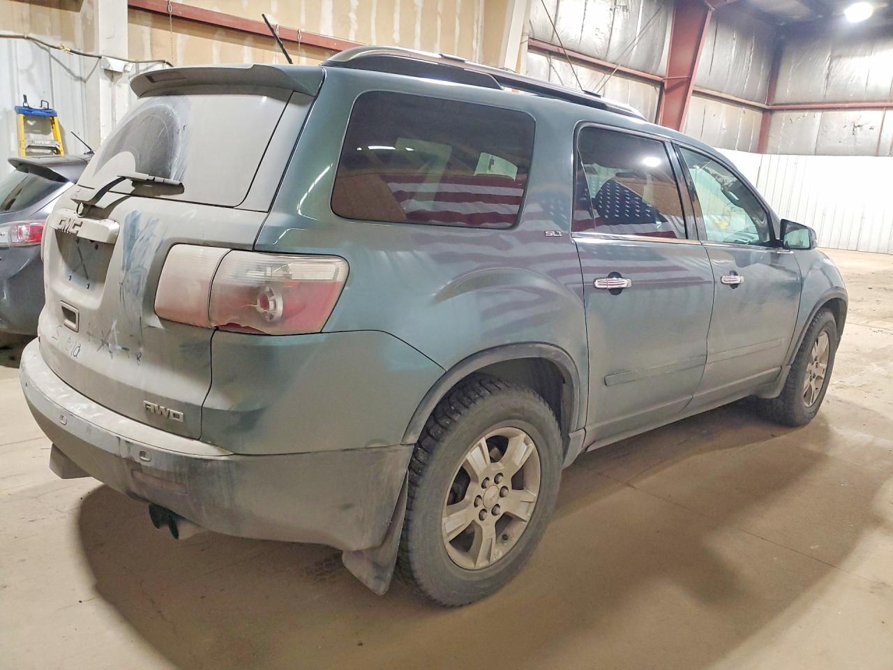 2009 Gmc Acadia Slt-2 Green vin: 1GKEV33D49J167495