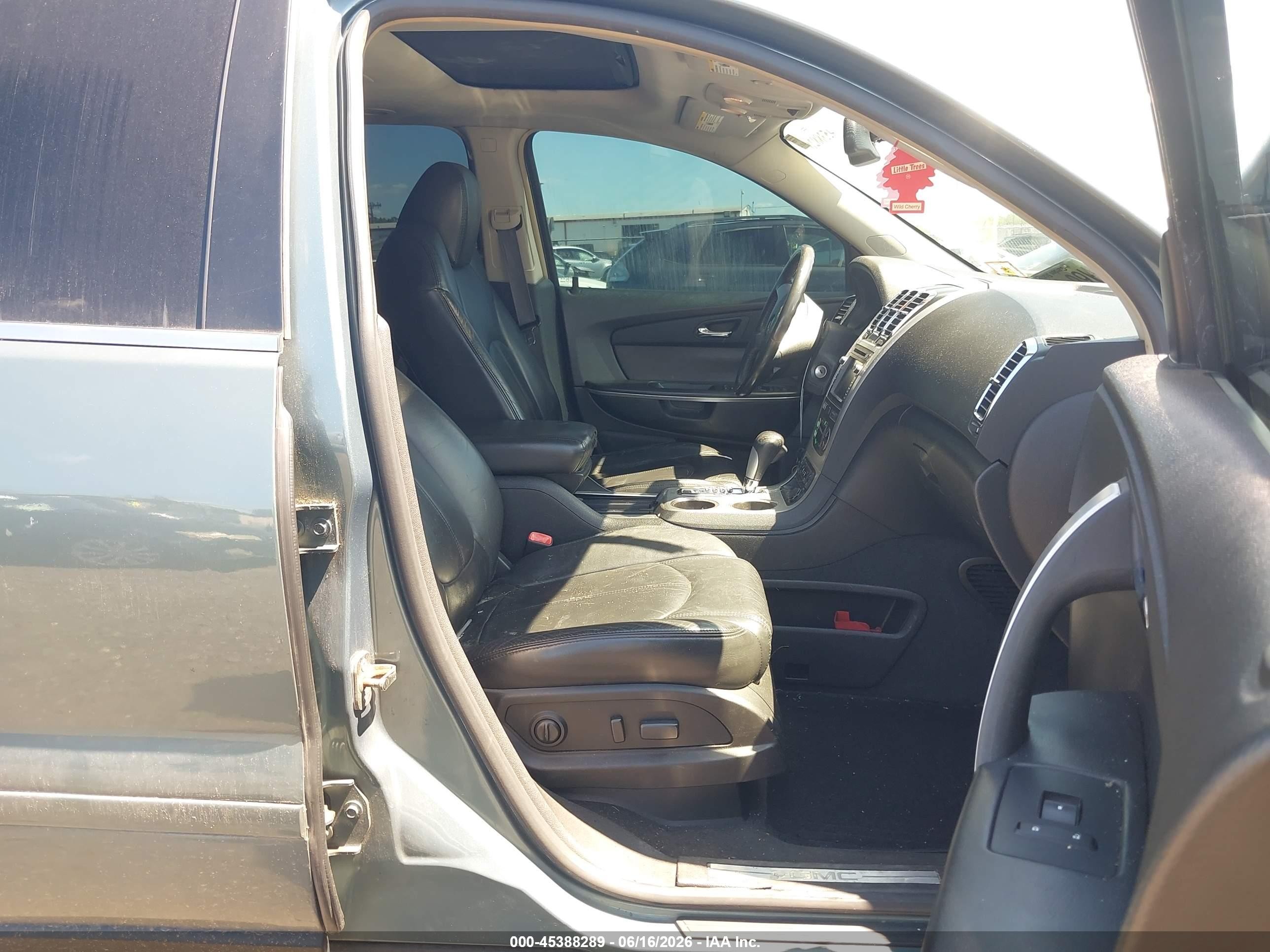 2009 Gmc Acadia Slt-2 Light Blue vin: 1GKEV33D99J135884