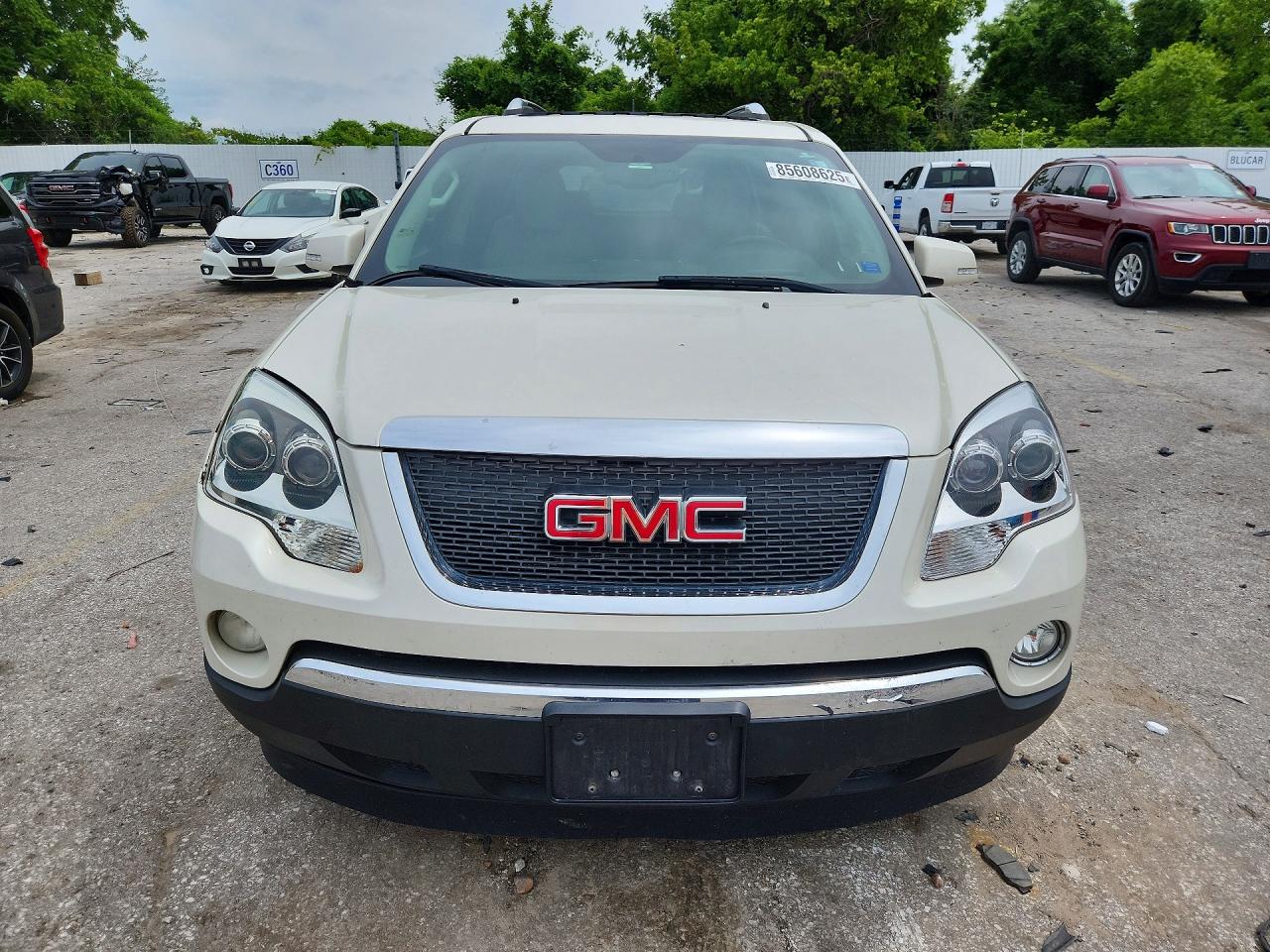 2009 Gmc Acadia Slt-2 White vin: 1GKEV33DX9J135084
