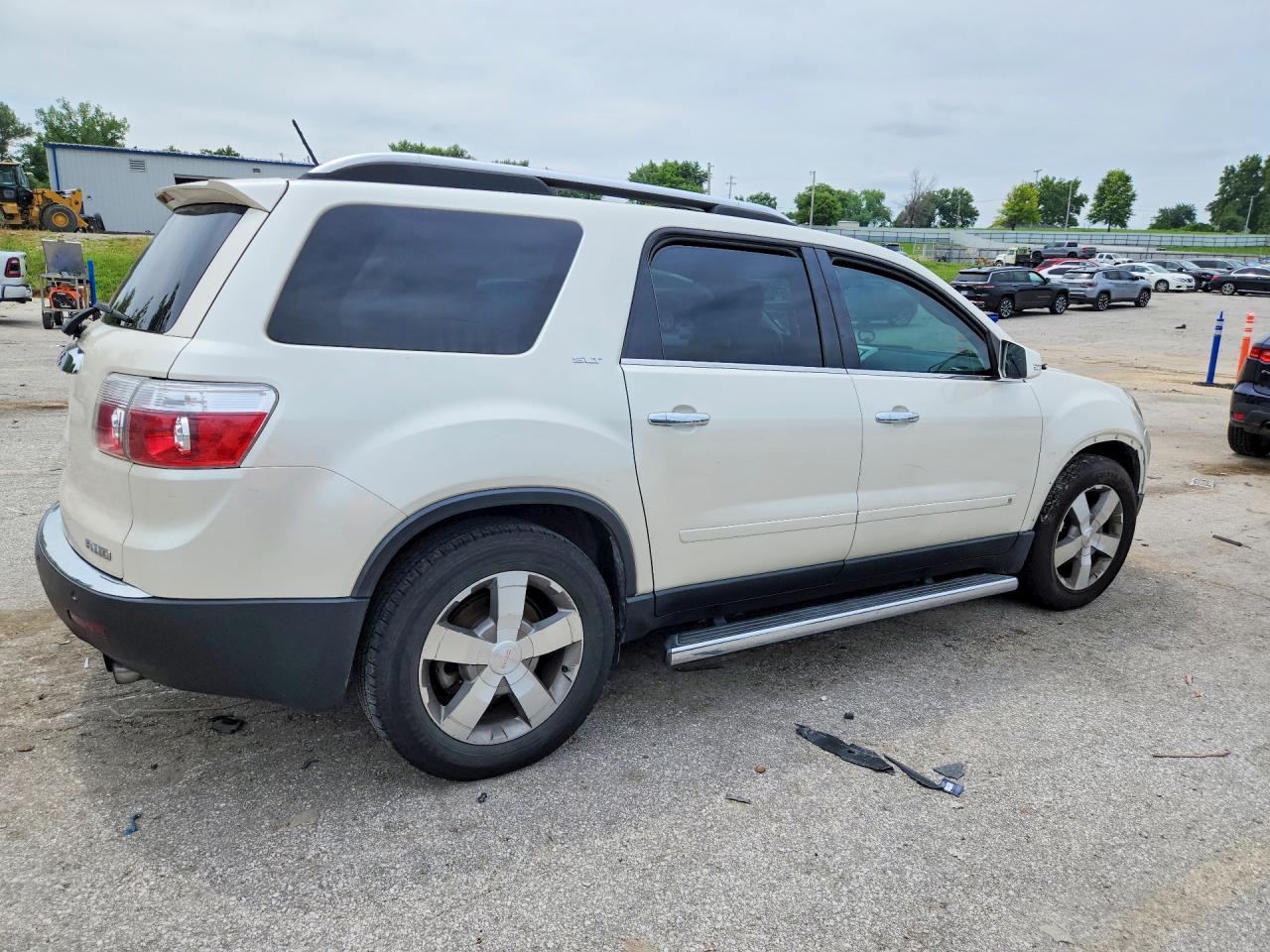 2009 Gmc Acadia Slt-2 White vin: 1GKEV33DX9J135084