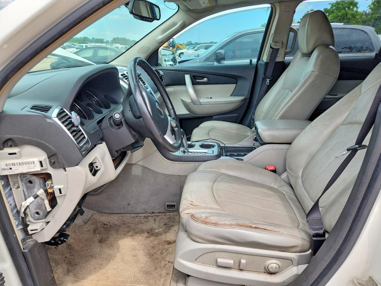 2009 Gmc Acadia Slt-2 White vin: 1GKEV33DX9J135084