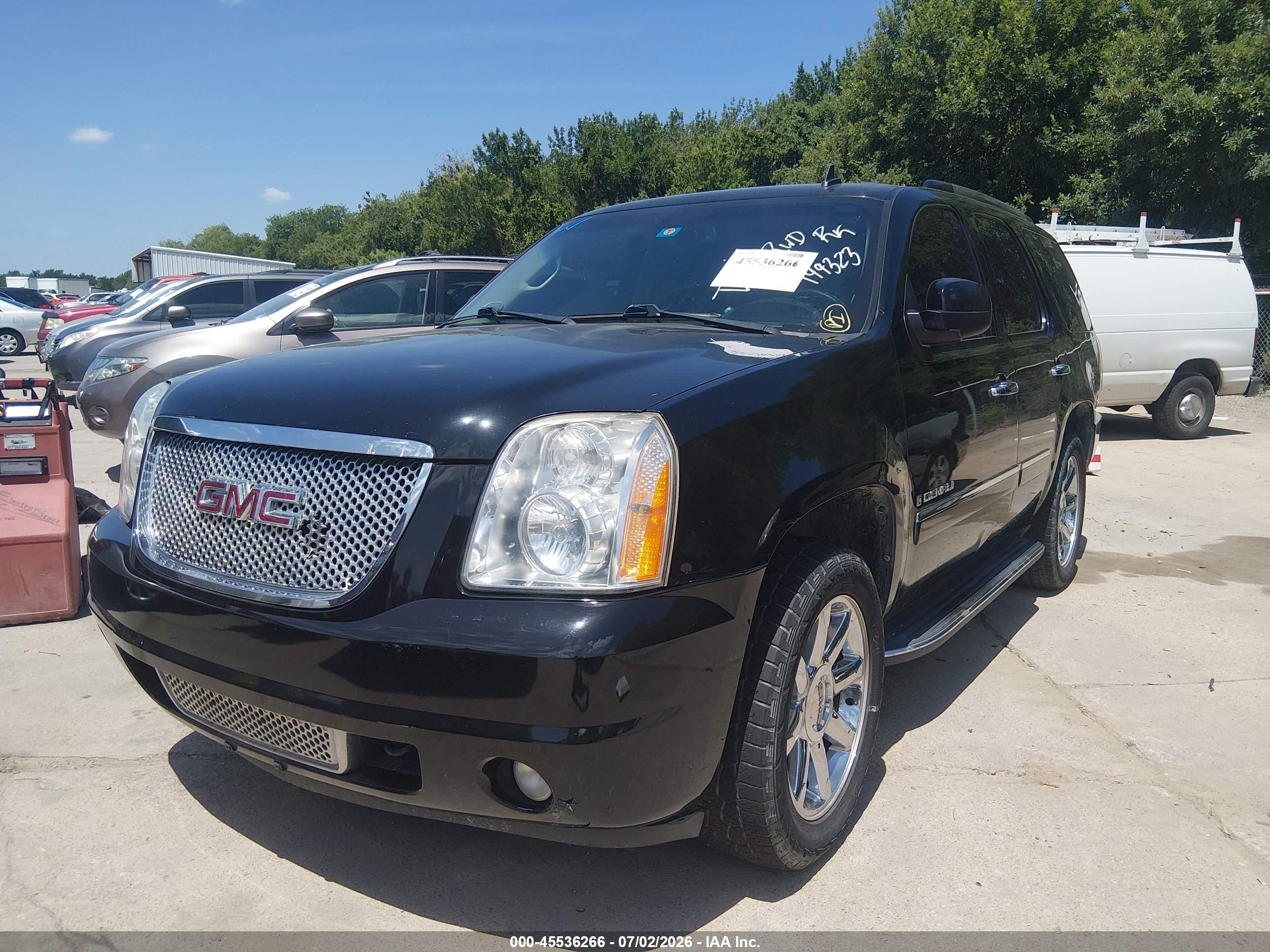 2009 Gmc Yukon Denali Denali Black vin: 1GKFC03229R199323