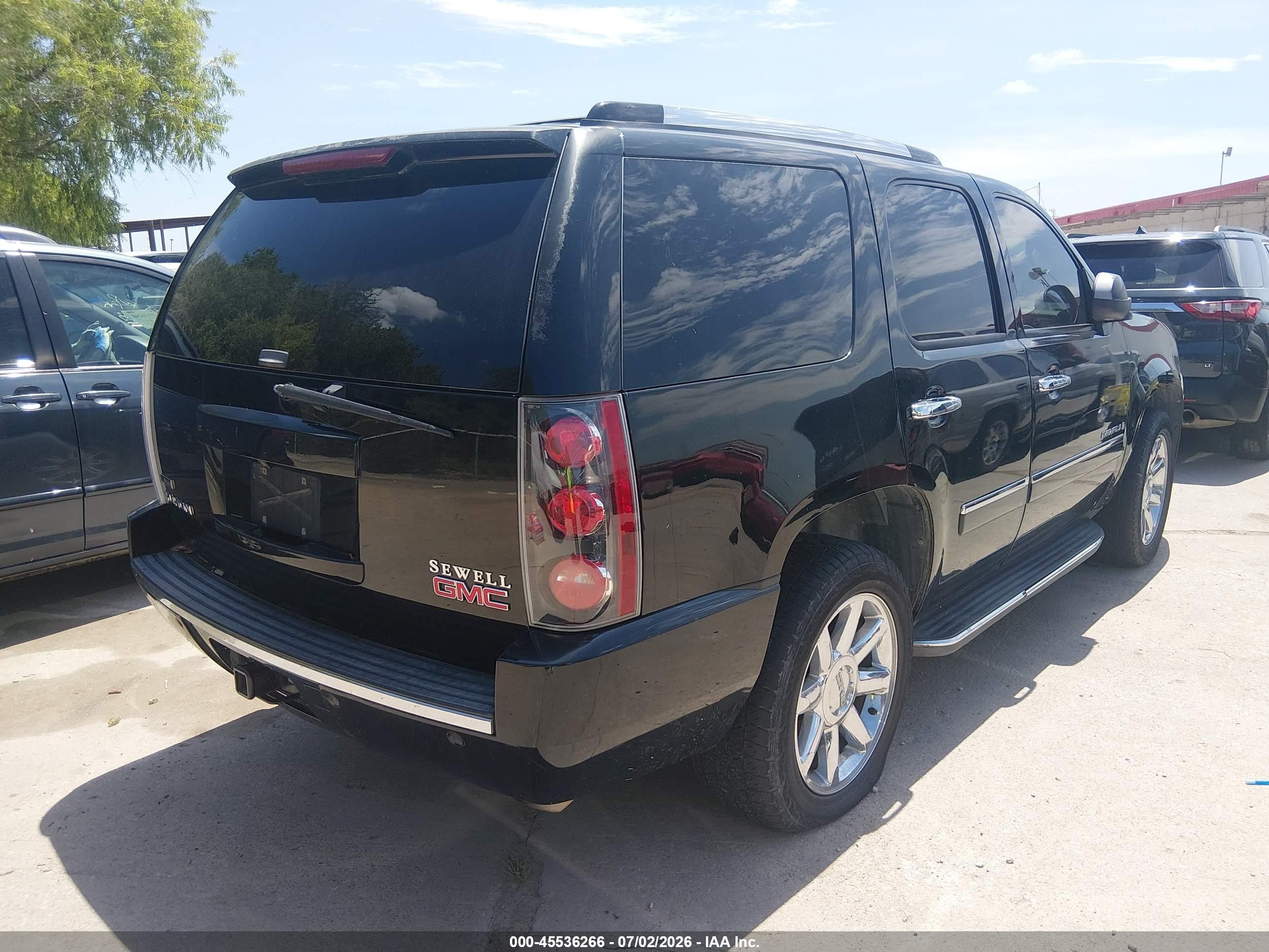 2009 Gmc Yukon Denali Denali Black vin: 1GKFC03229R199323