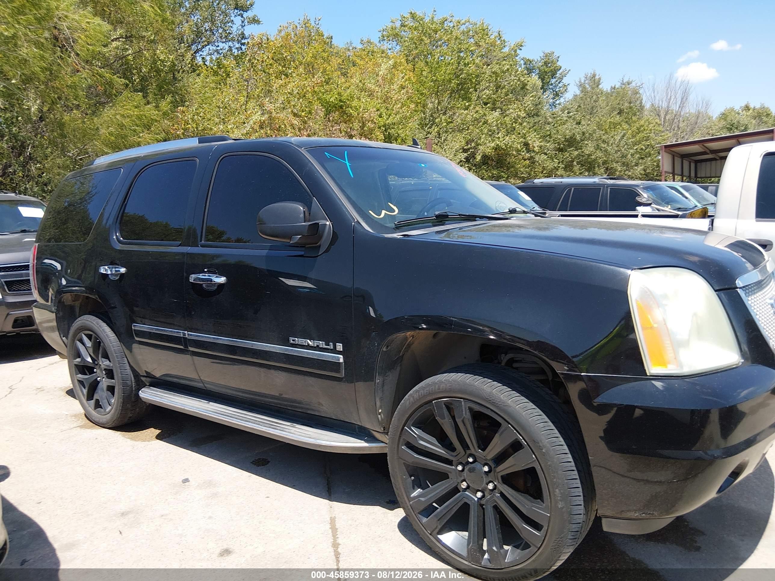 2009 Gmc Yukon Denali Denali Black vin: 1GKFC03279R270161
