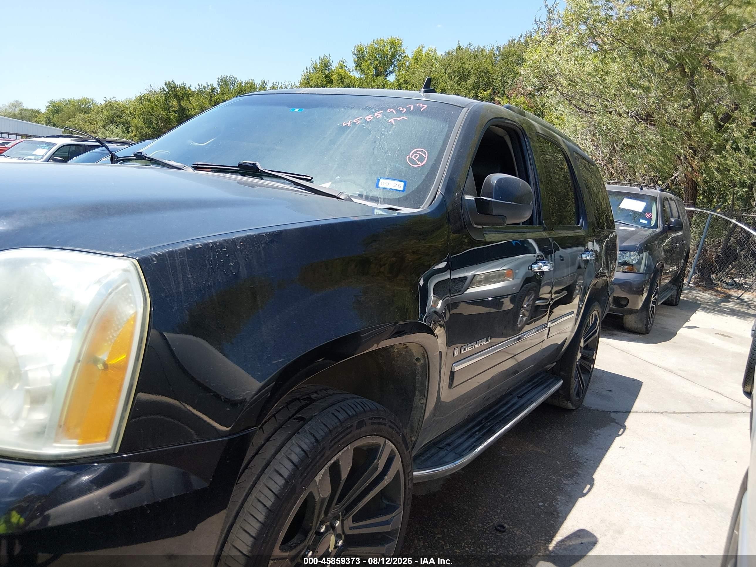 2009 Gmc Yukon Denali Denali Black vin: 1GKFC03279R270161
