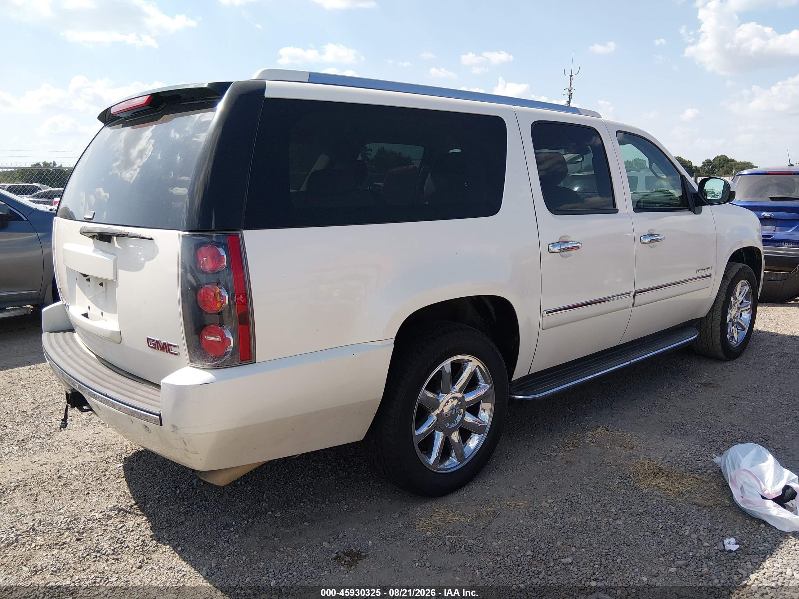 2009 Gmc Yukon Xl Denali Denali White vin: 1GKFC06209R296144