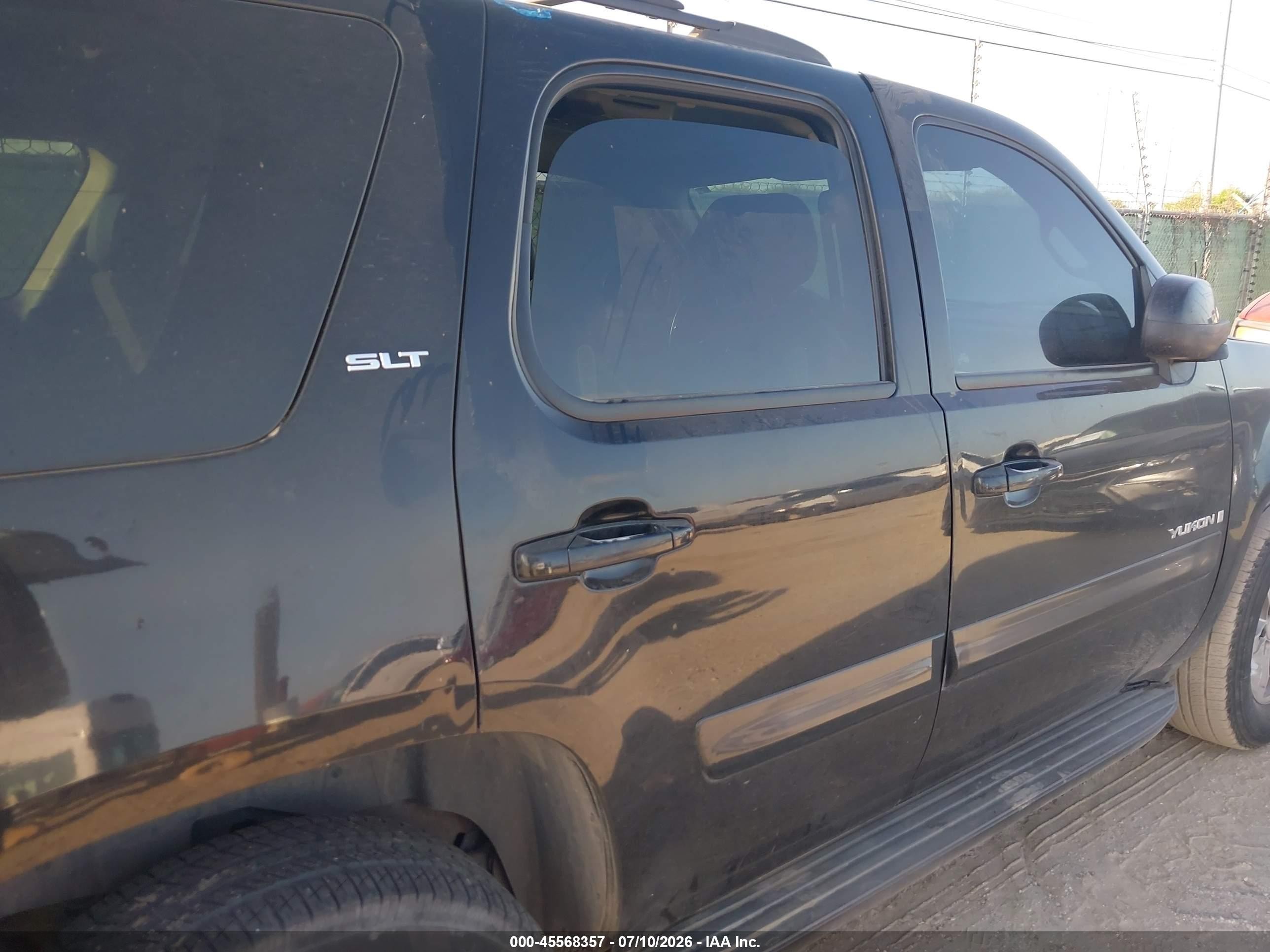 2008 Gmc Yukon Slt Black vin: 1GKFC13018R121022