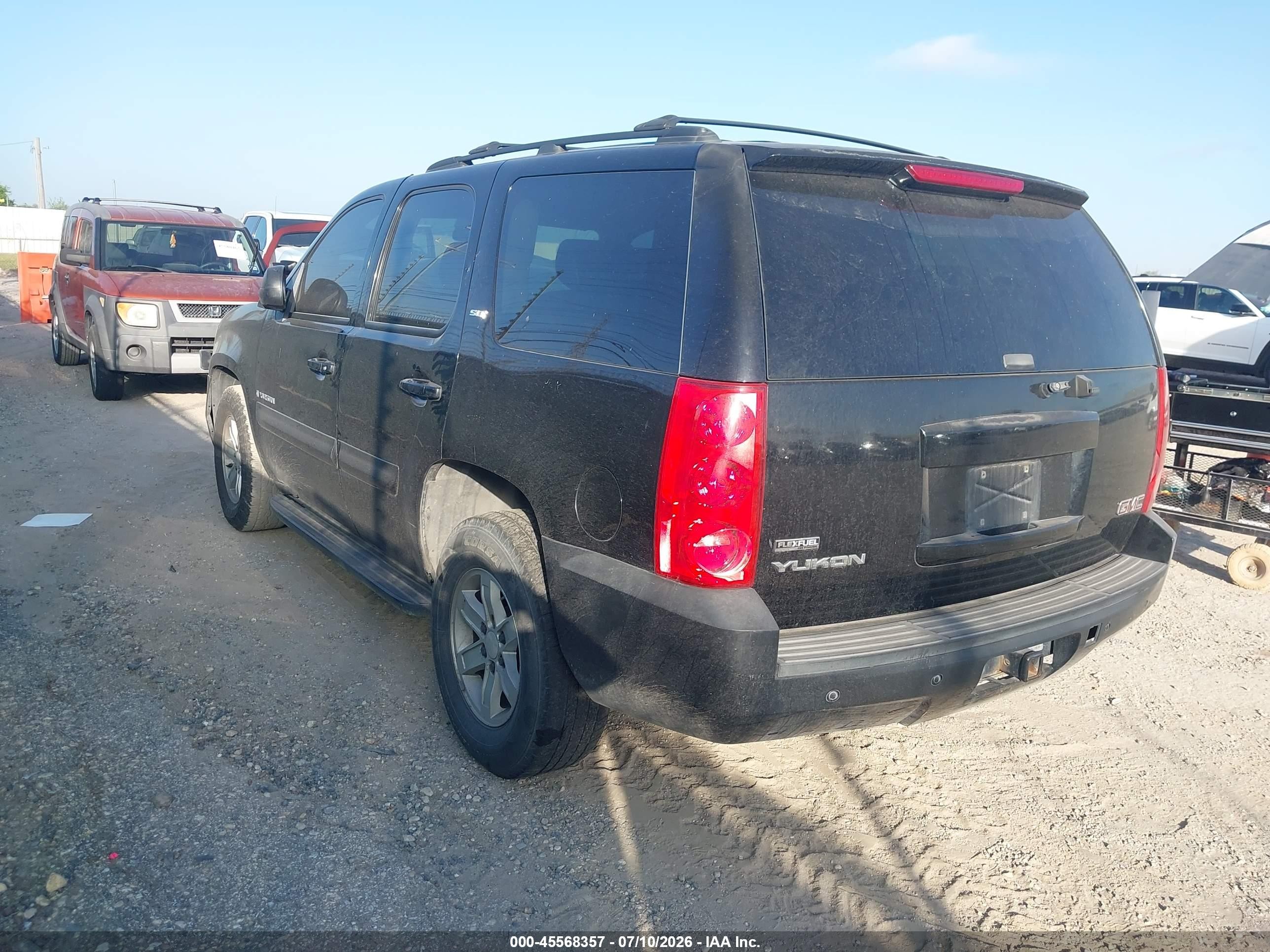 2008 Gmc Yukon Slt Black vin: 1GKFC13018R121022