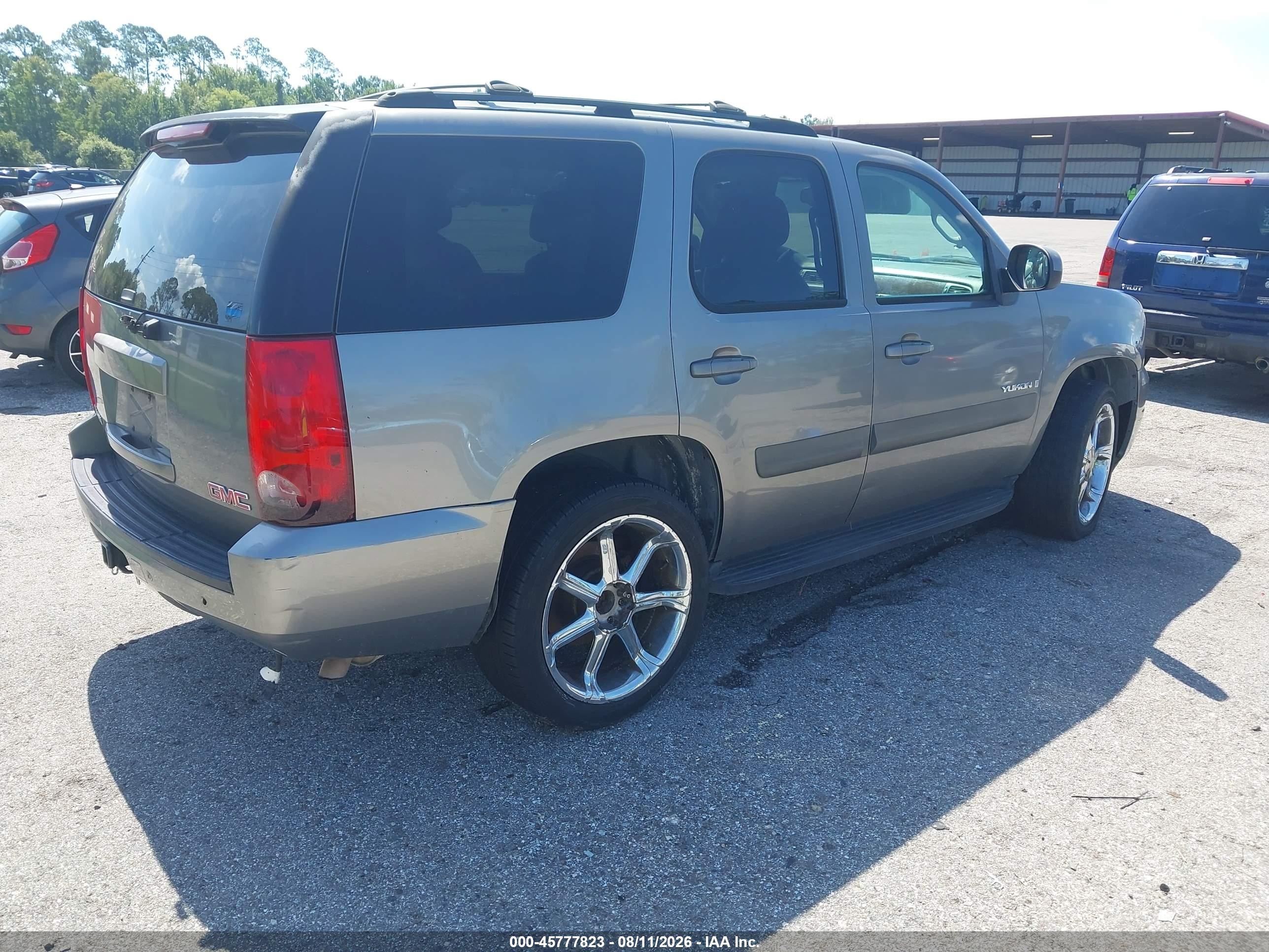 2007 Gmc Yukon Slt Gray vin: 1GKFC13027J105800