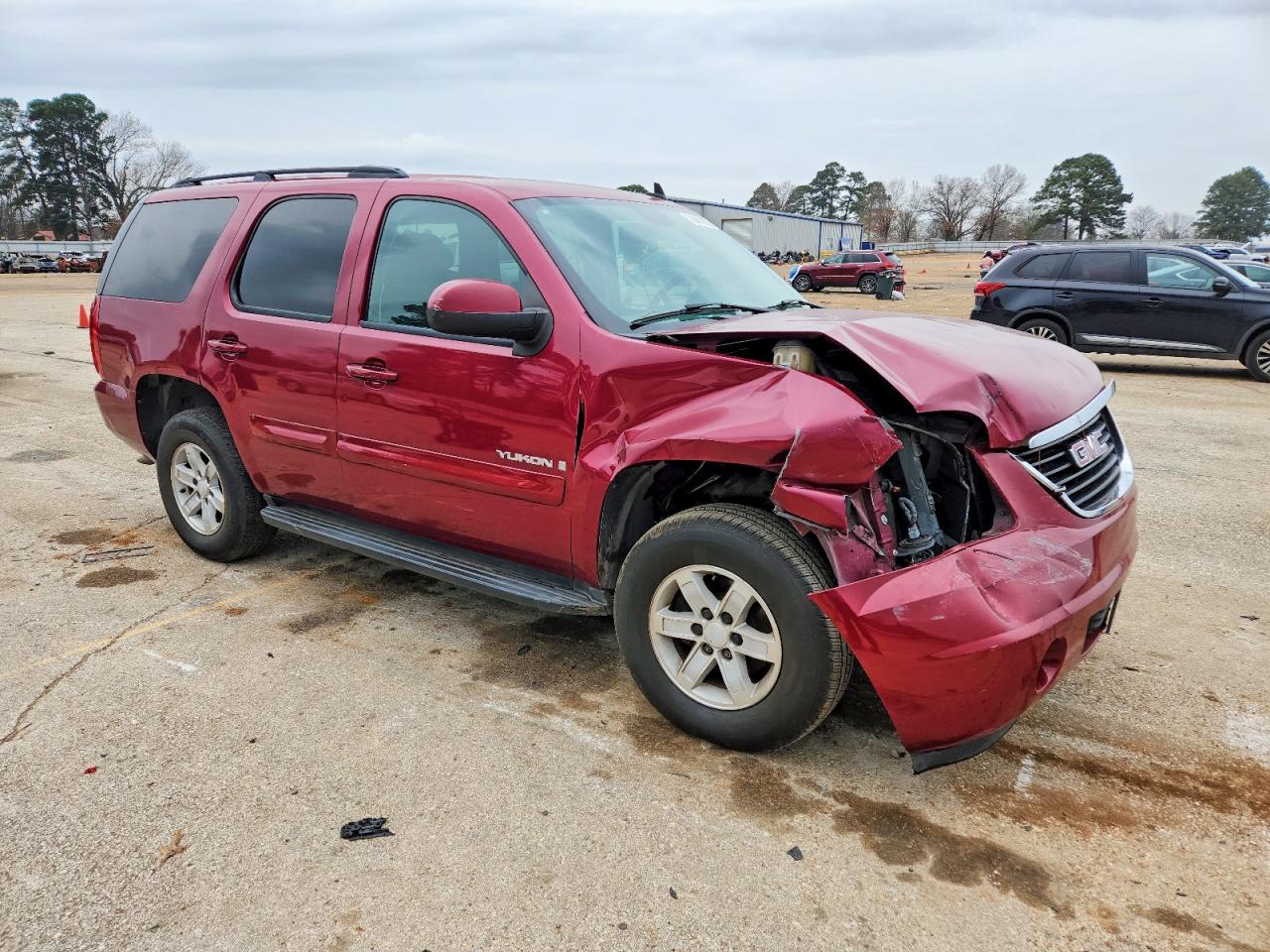 2007 Gmc Yukon Maroon vin: 1GKFC13047R417859