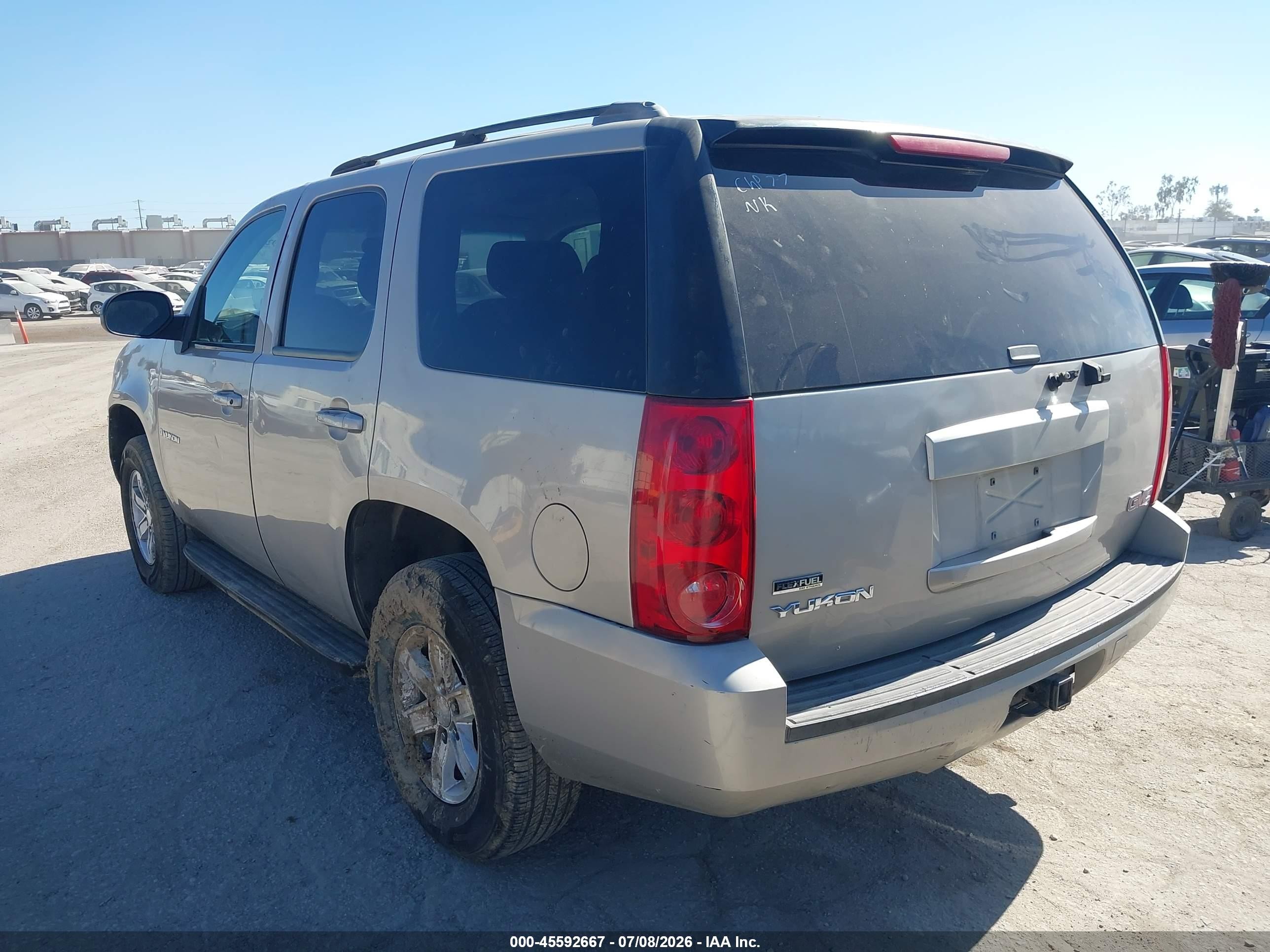 2007 Gmc Yukon Sle Gray vin: 1GKFC13057R315180
