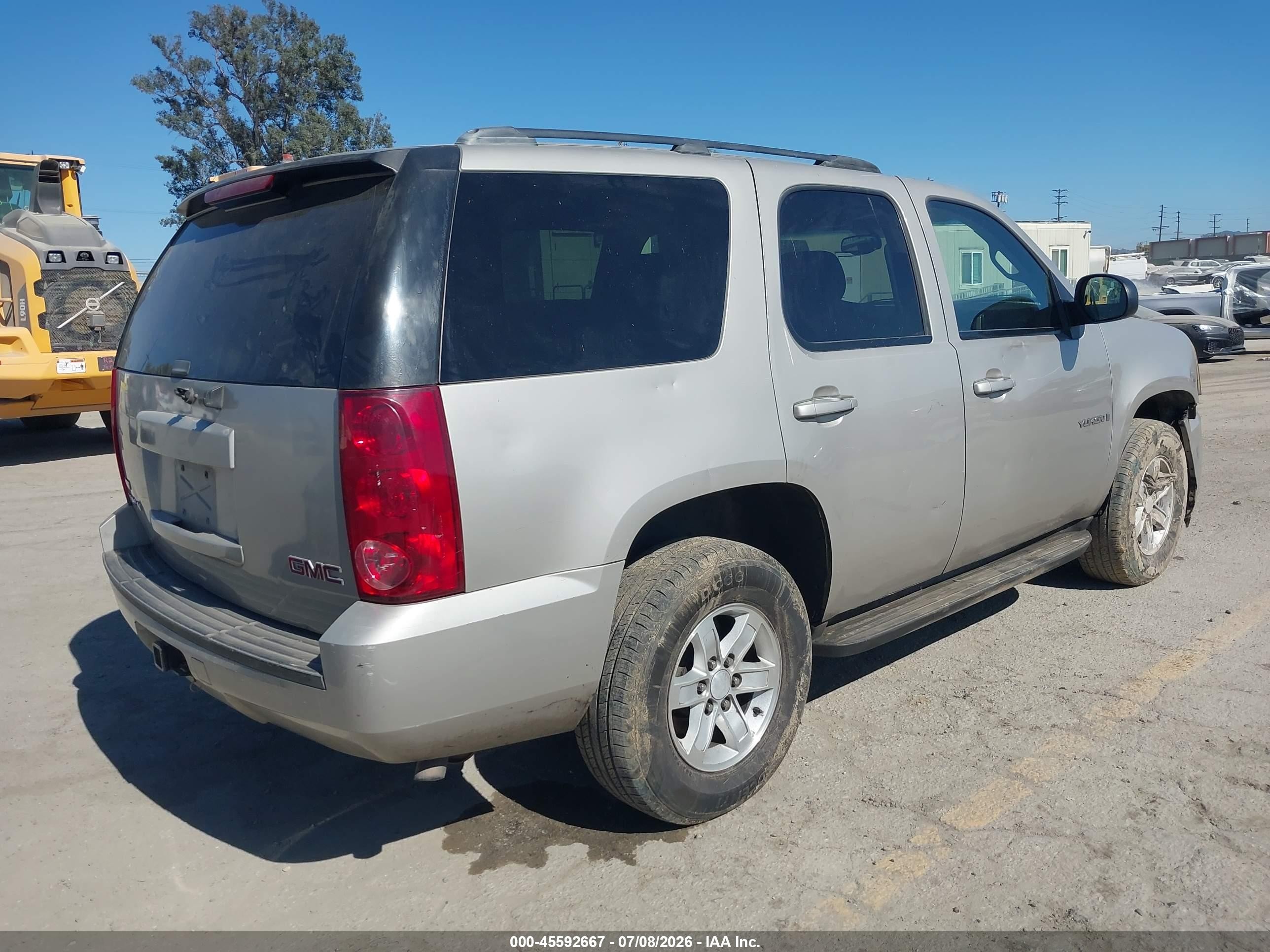 2007 Gmc Yukon Sle Gray vin: 1GKFC13057R315180