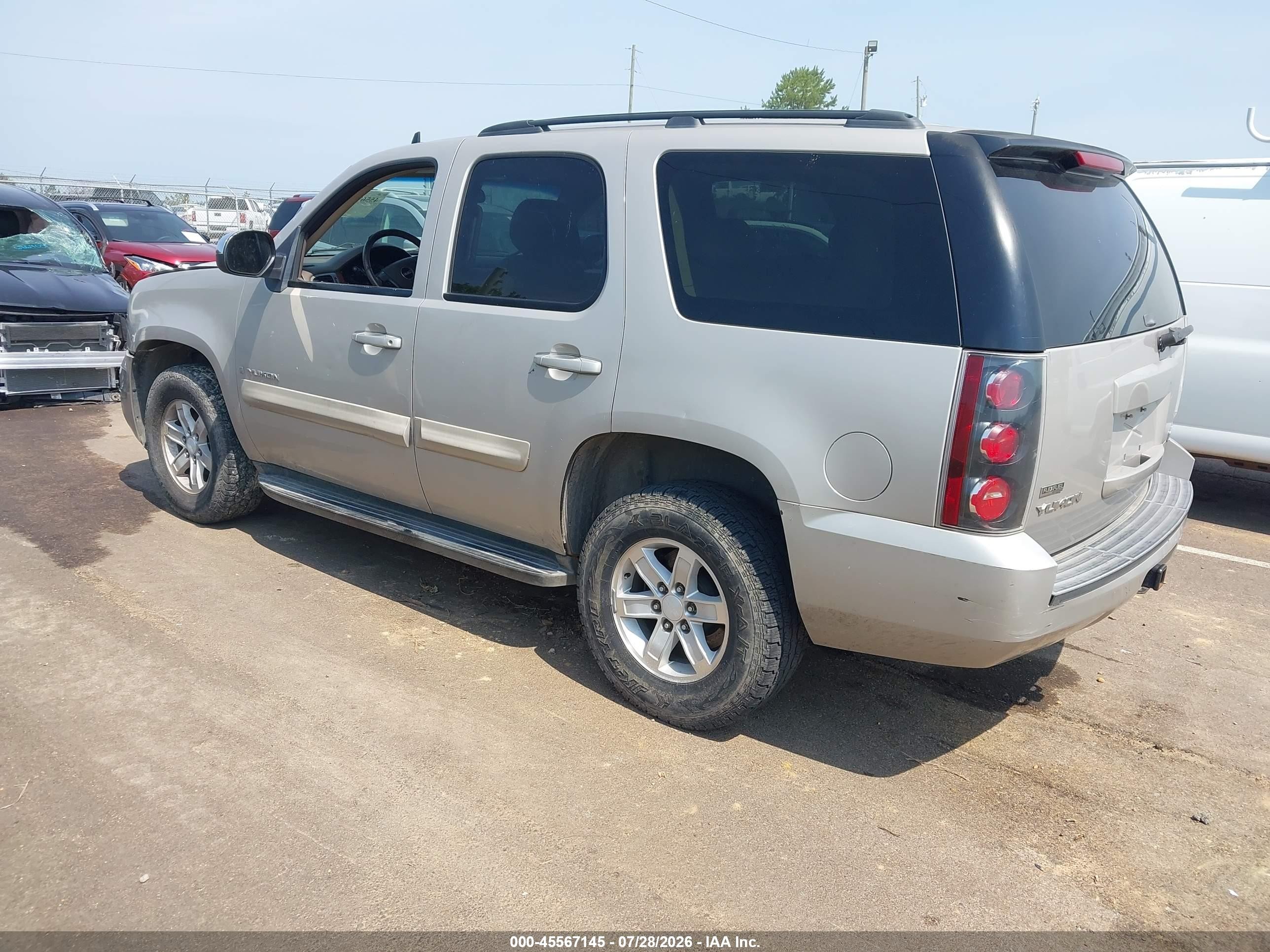 2008 Gmc Yukon Sle Beige vin: 1GKFC13058R242894