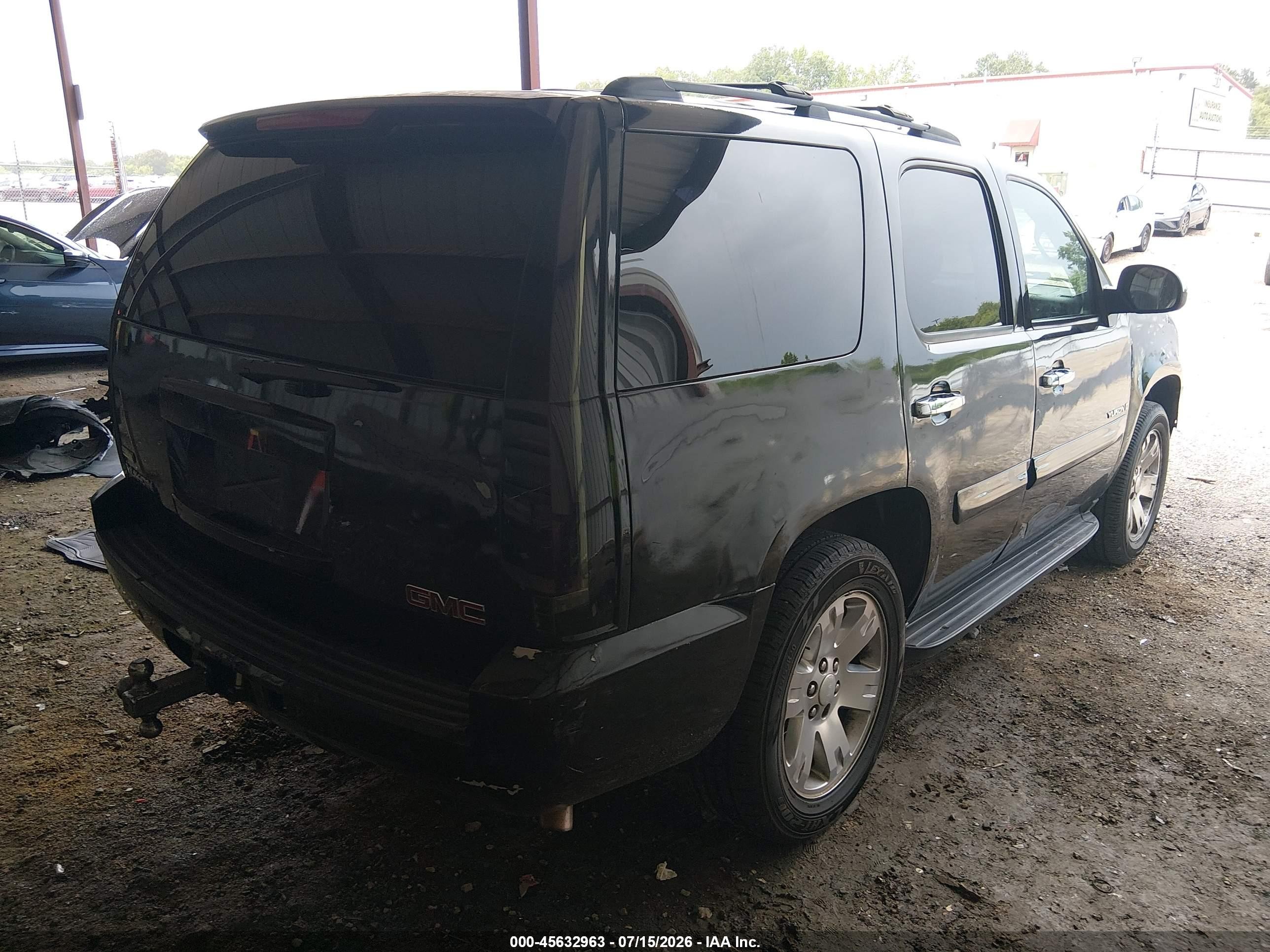 2007 Gmc Yukon Slt Black vin: 1GKFC13067J405520