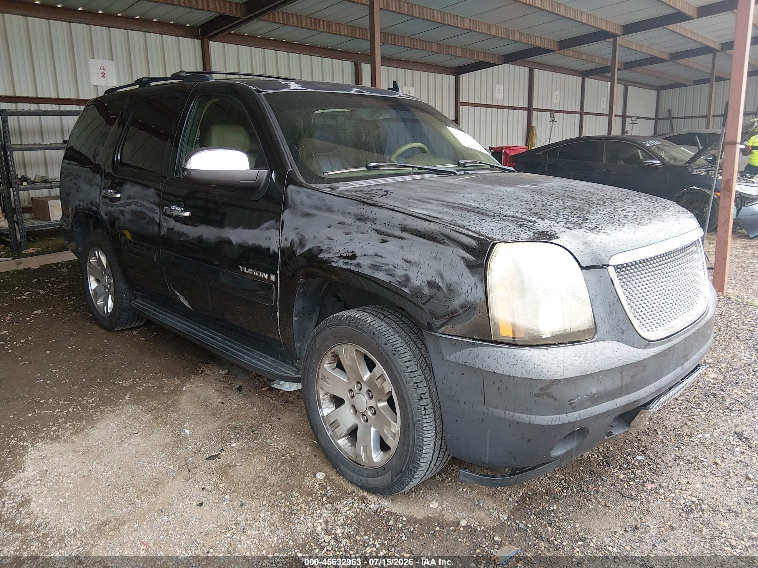 2007 Gmc Yukon Slt Black vin: 1GKFC13067J405520