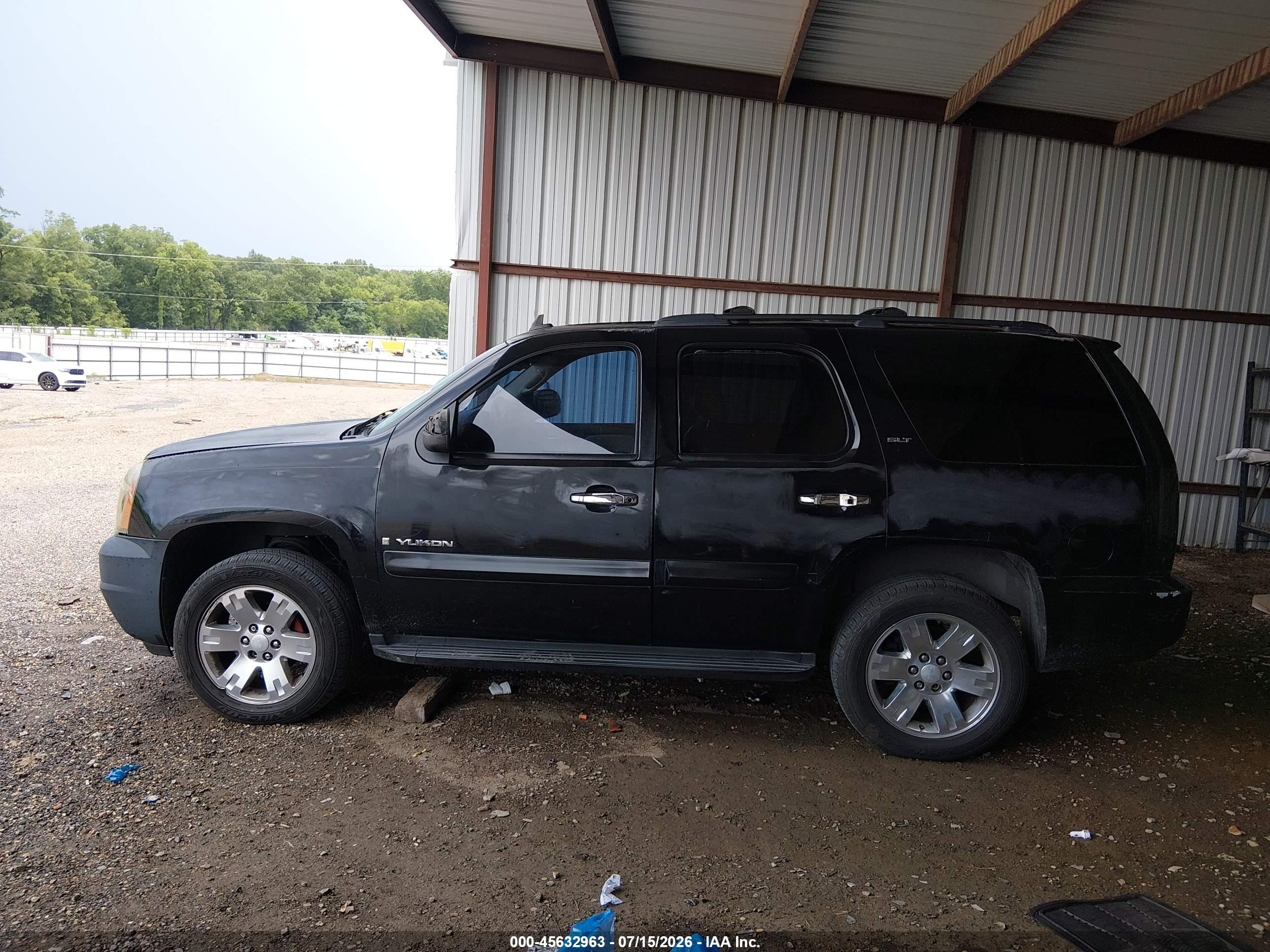 2007 Gmc Yukon Slt Black vin: 1GKFC13067J405520