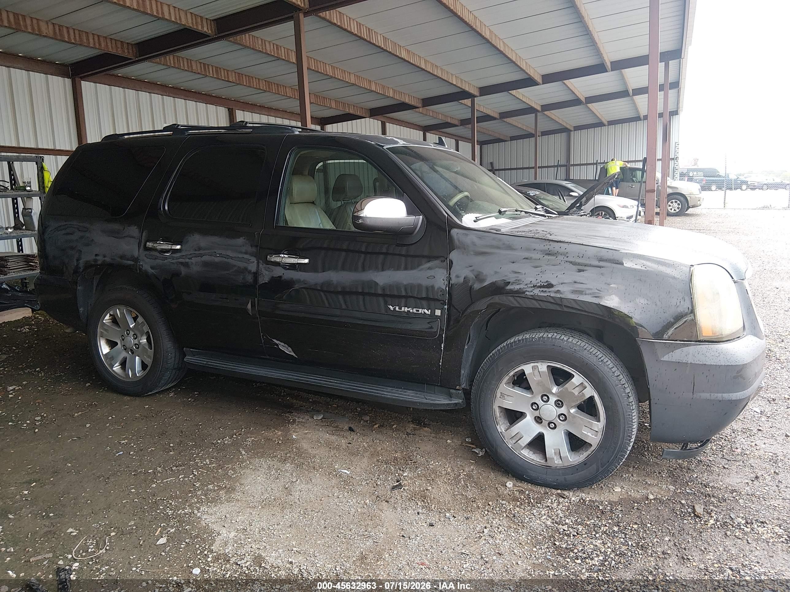 2007 Gmc Yukon Slt Black vin: 1GKFC13067J405520