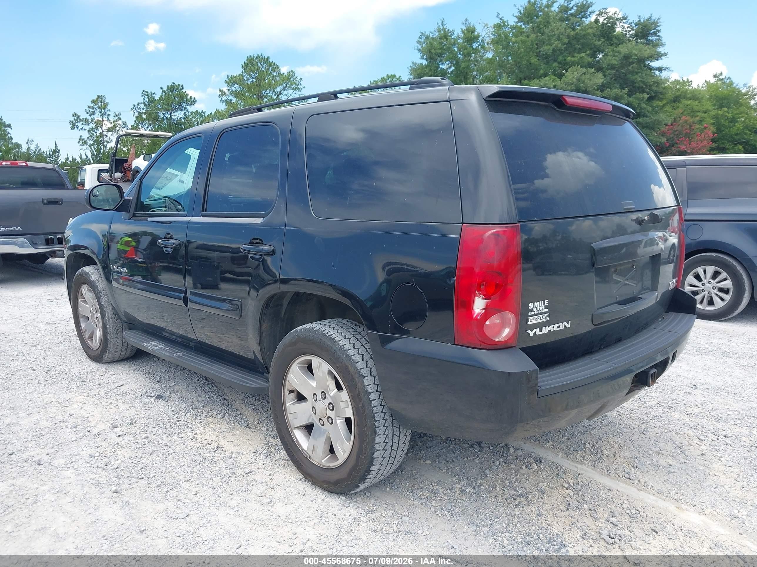 2007 Gmc Yukon Commercial Black vin: 1GKFC13067R327547