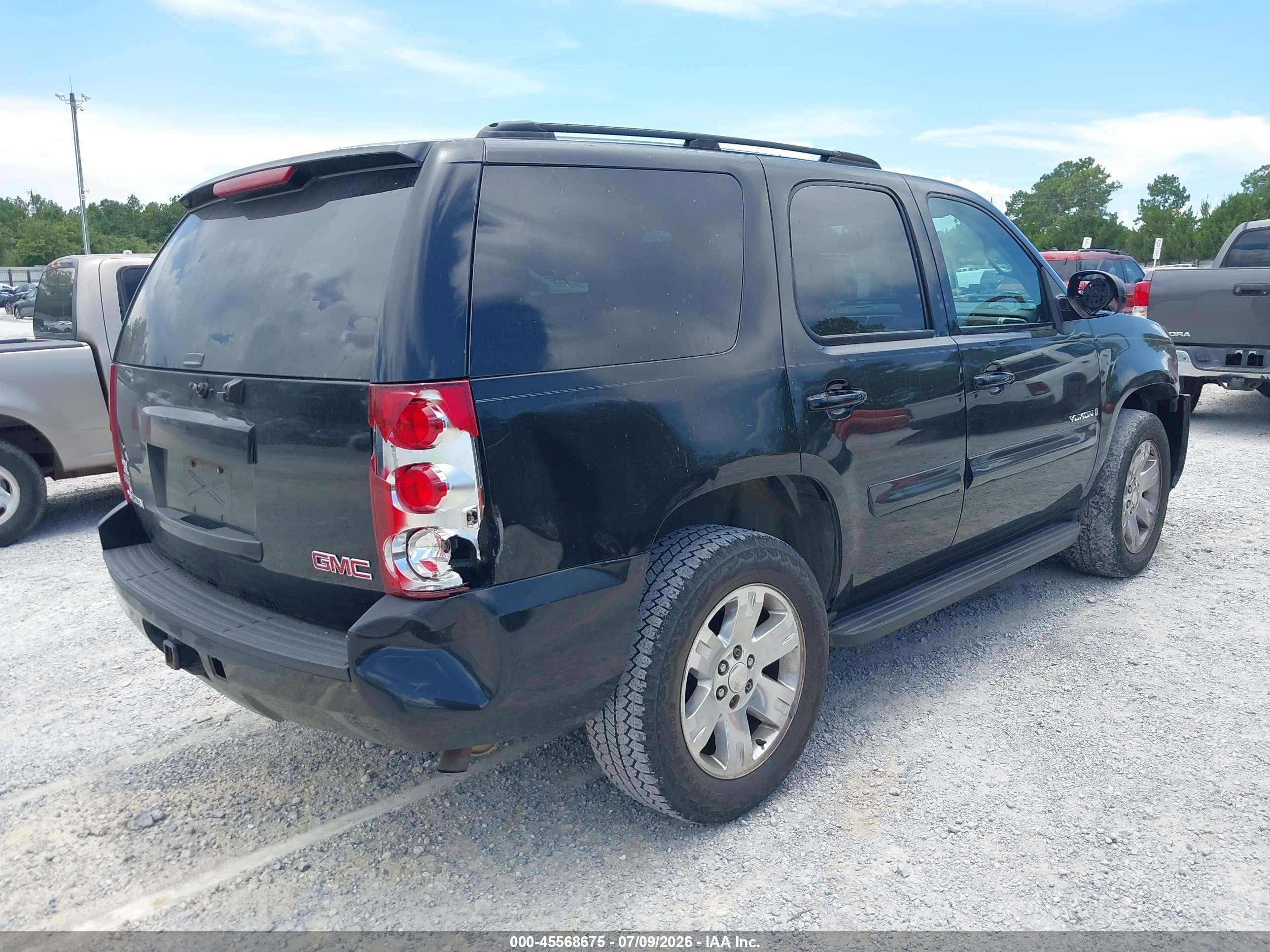 2007 Gmc Yukon Commercial Black vin: 1GKFC13067R327547