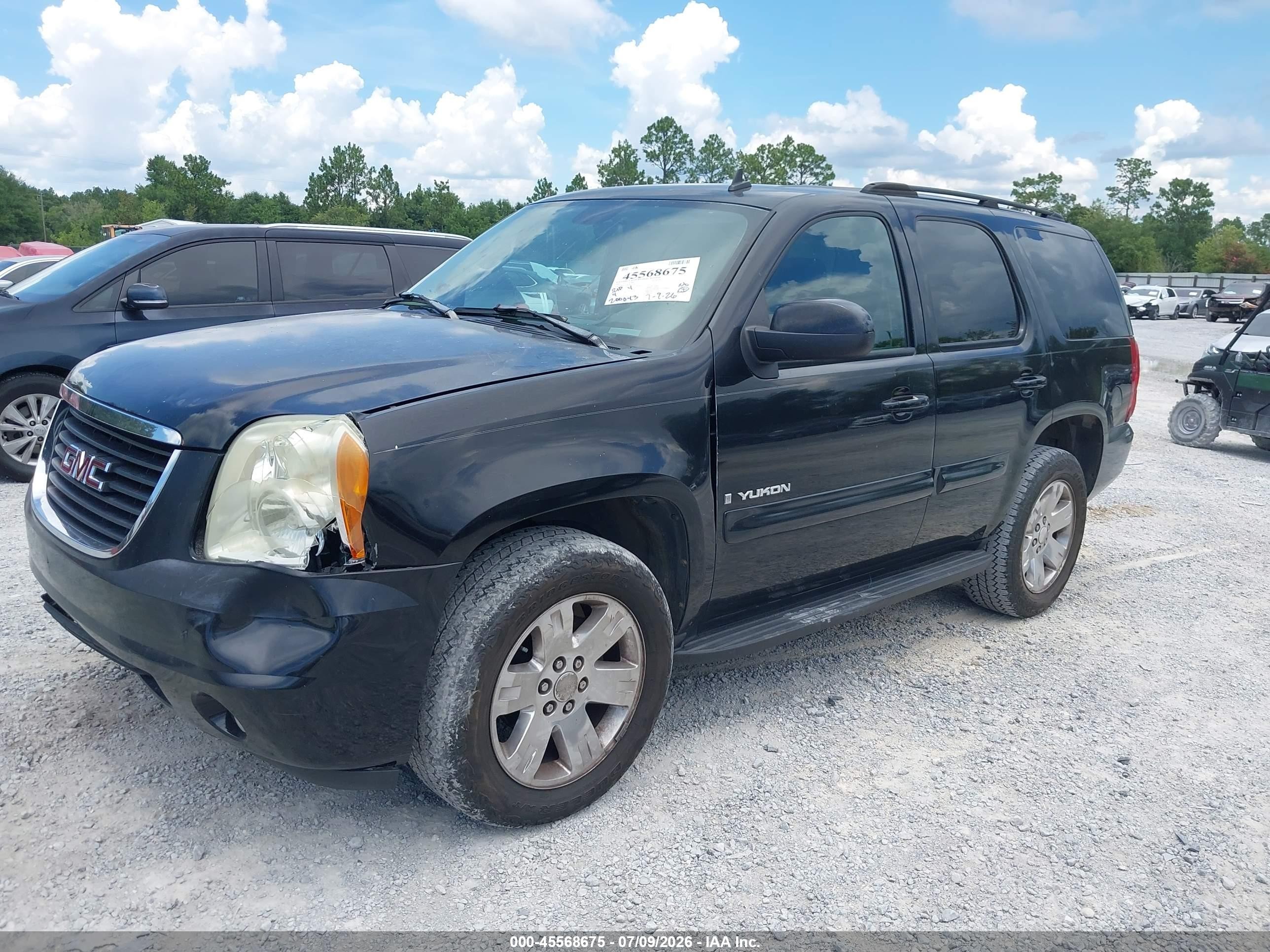 2007 Gmc Yukon Commercial Black vin: 1GKFC13067R327547