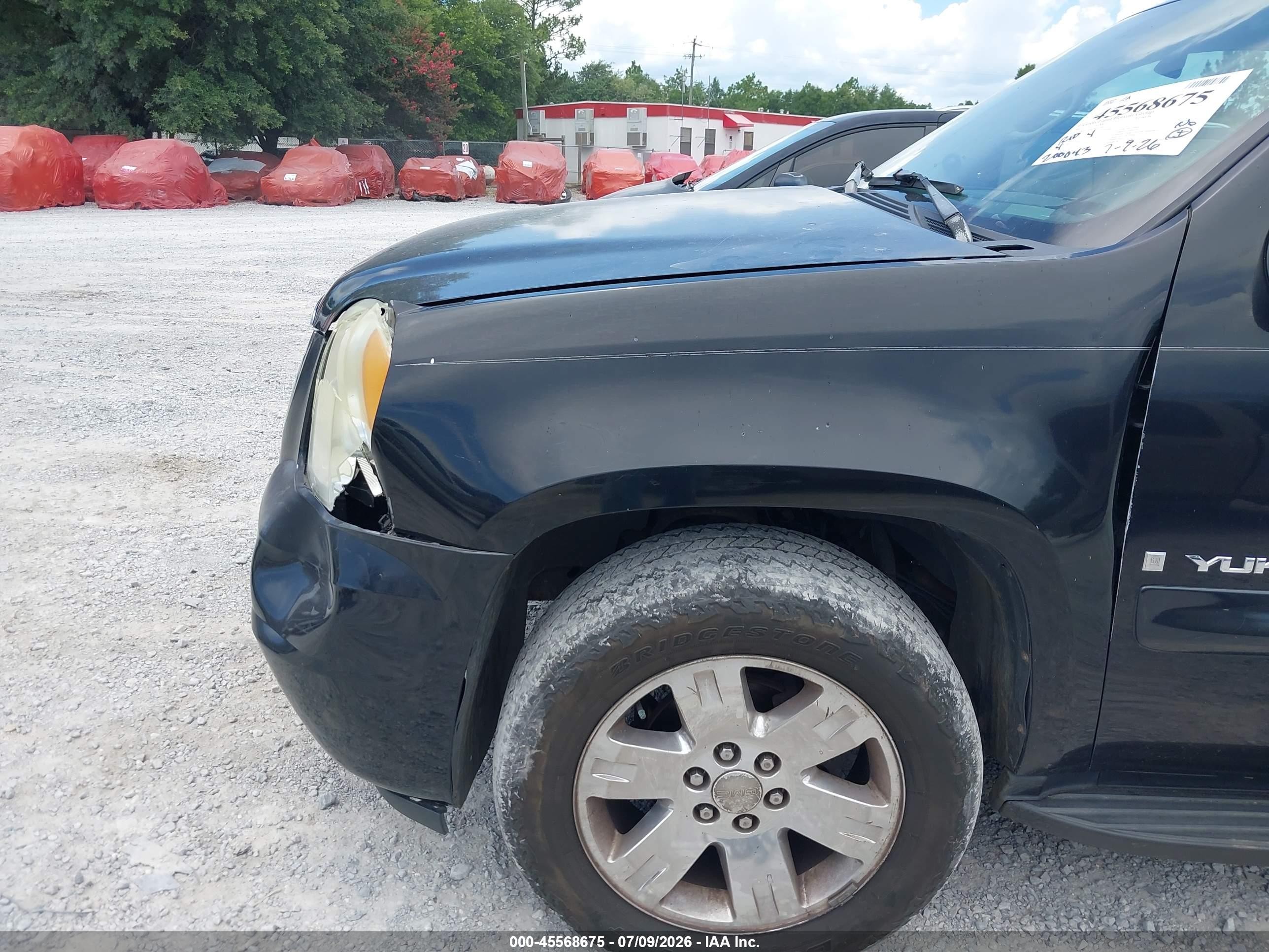 2007 Gmc Yukon Commercial Black vin: 1GKFC13067R327547