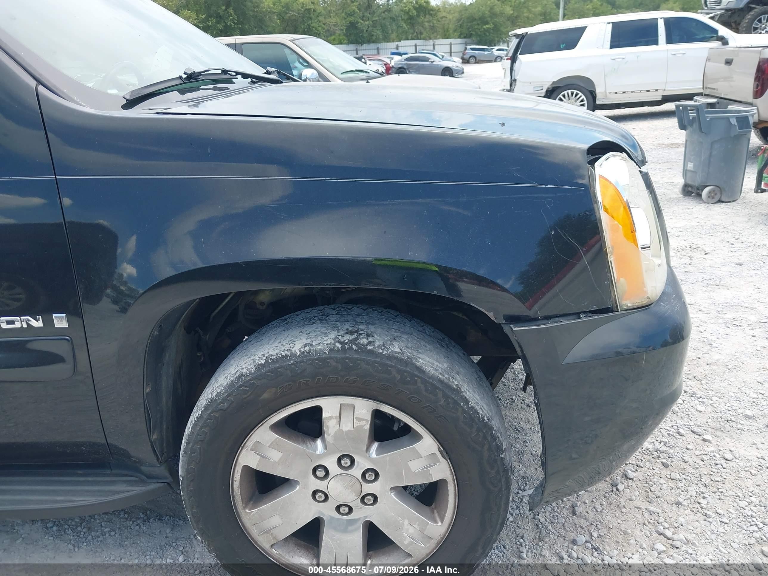 2007 Gmc Yukon Commercial Black vin: 1GKFC13067R327547
