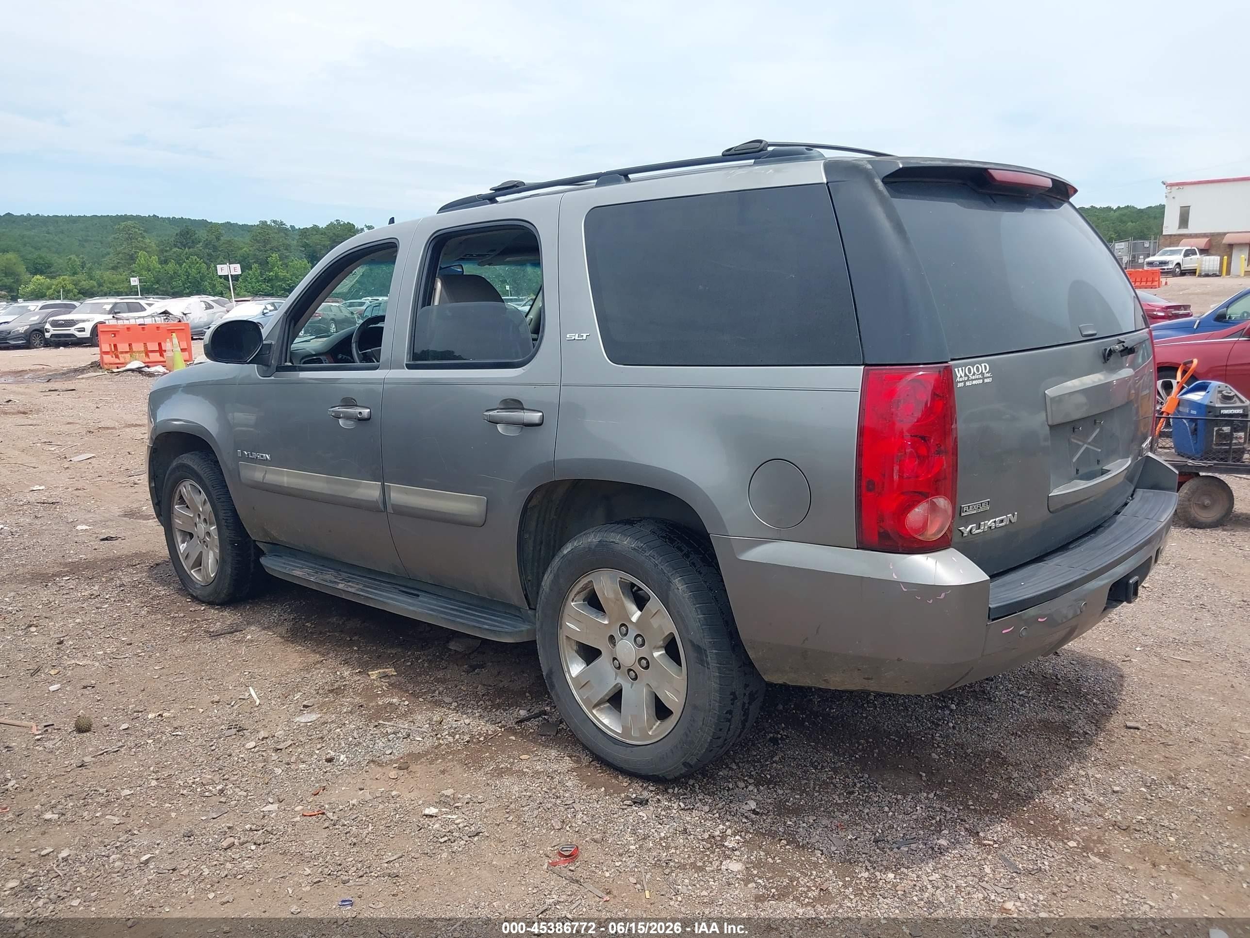 2008 Gmc Yukon Slt Gray vin: 1GKFC13088R165244