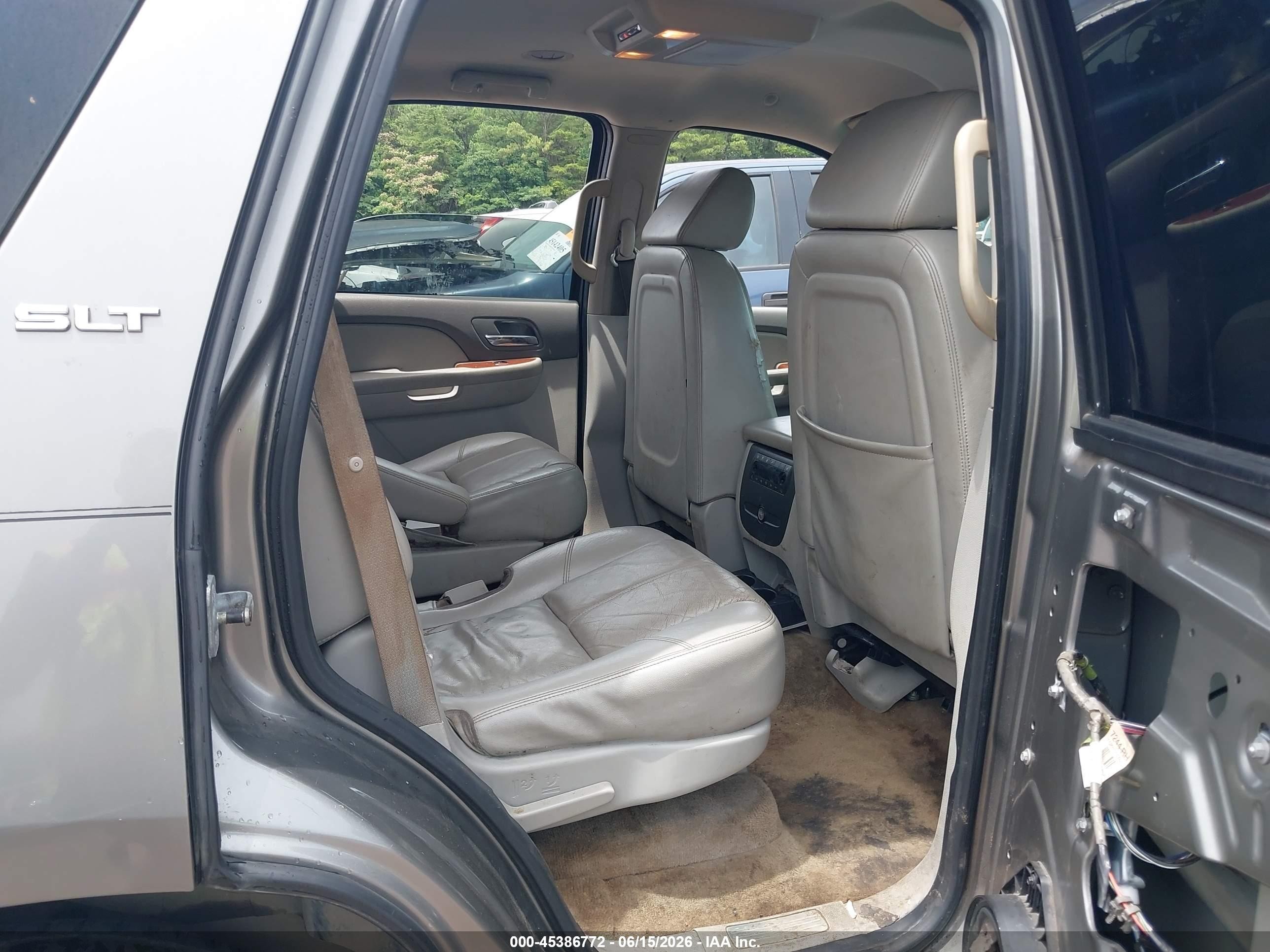 2008 Gmc Yukon Slt Gray vin: 1GKFC13088R165244