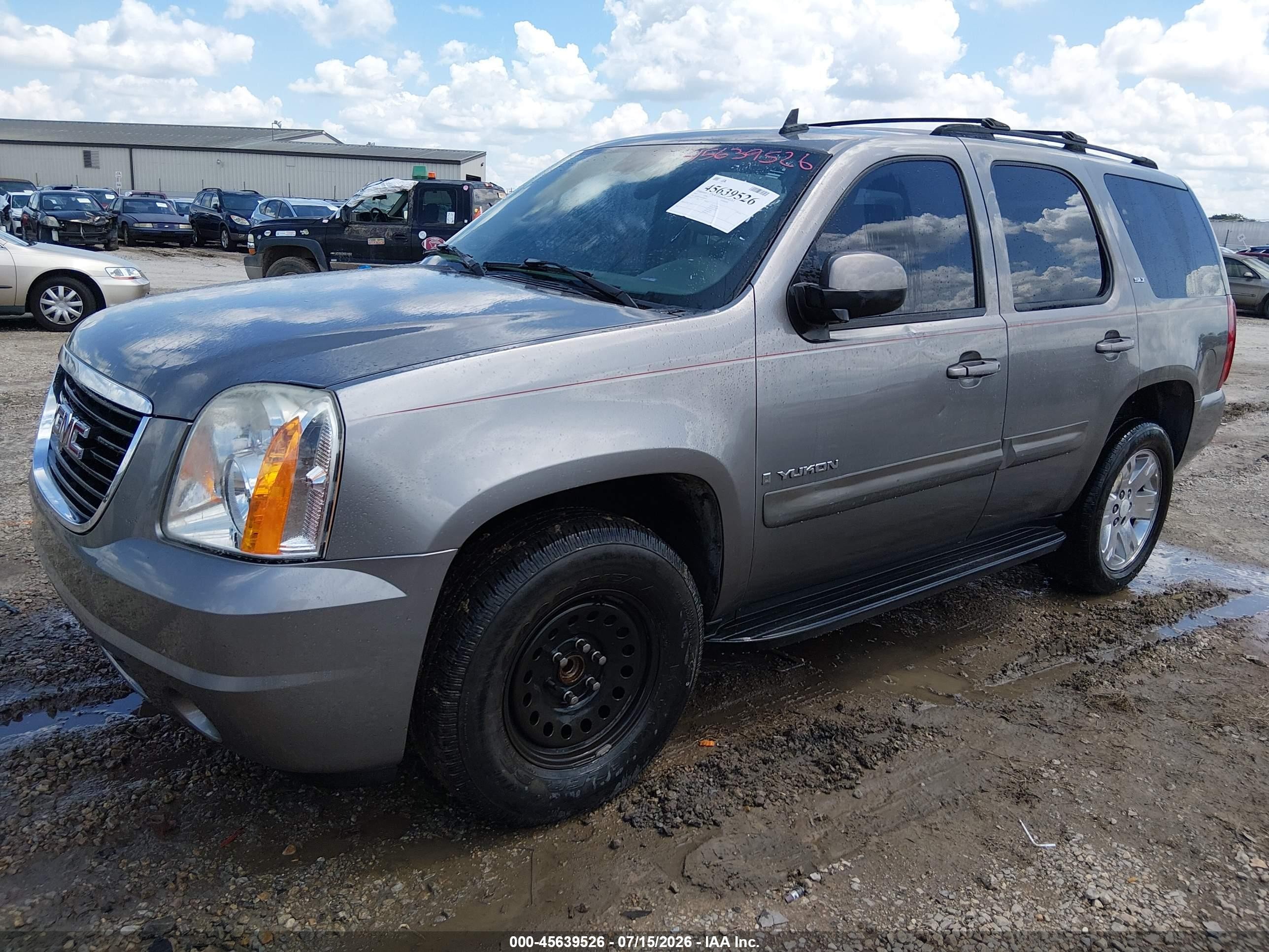 2007 Gmc Yukon Slt Gray vin: 1GKFC13097R248549