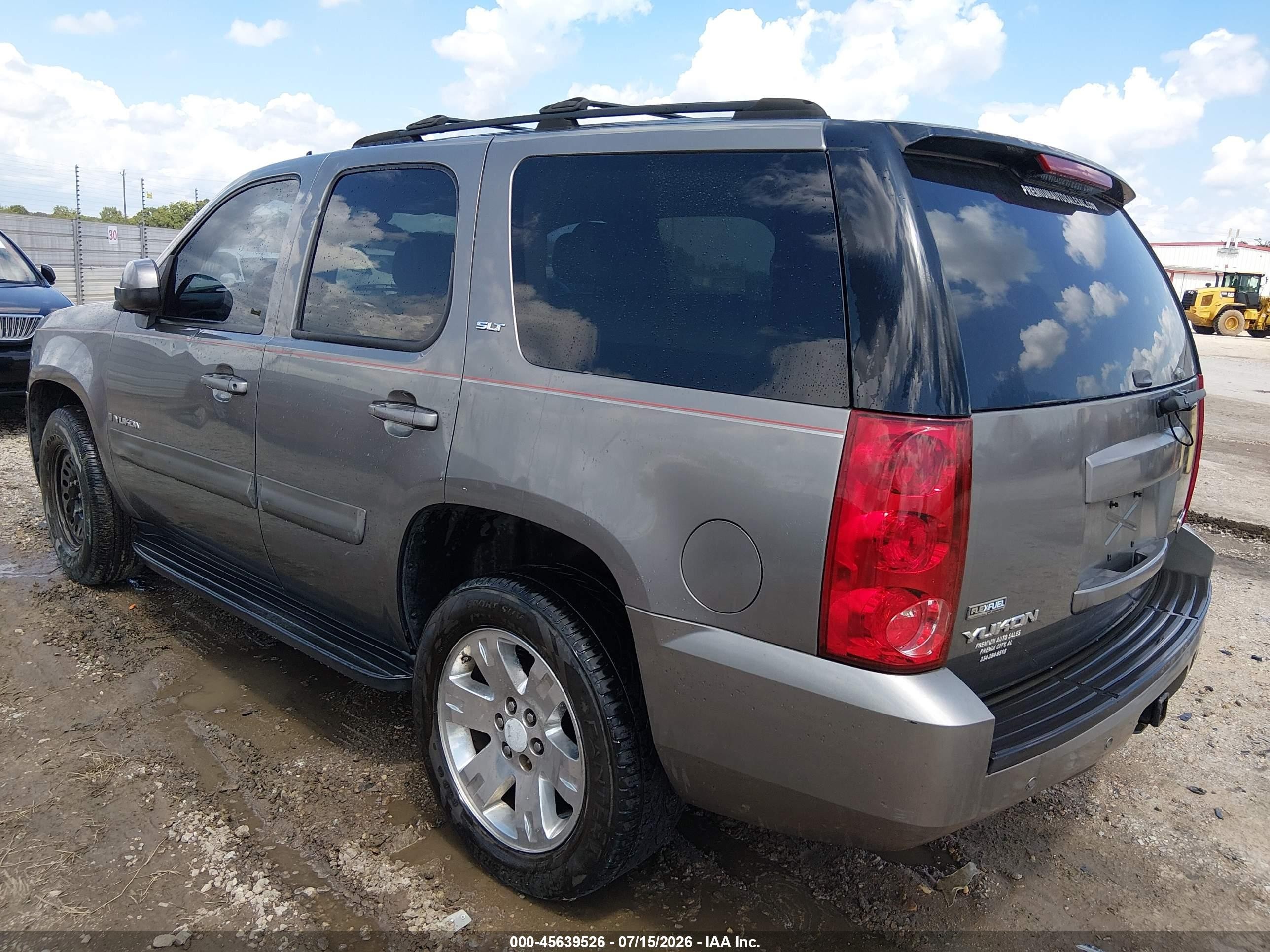 2007 Gmc Yukon Slt Gray vin: 1GKFC13097R248549