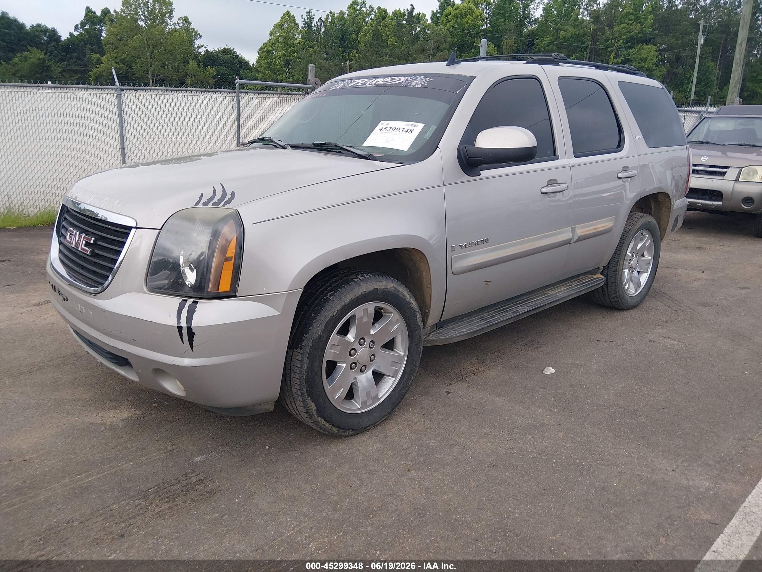 2007 Gmc Yukon Slt Silver vin: 1GKFC13097R322603