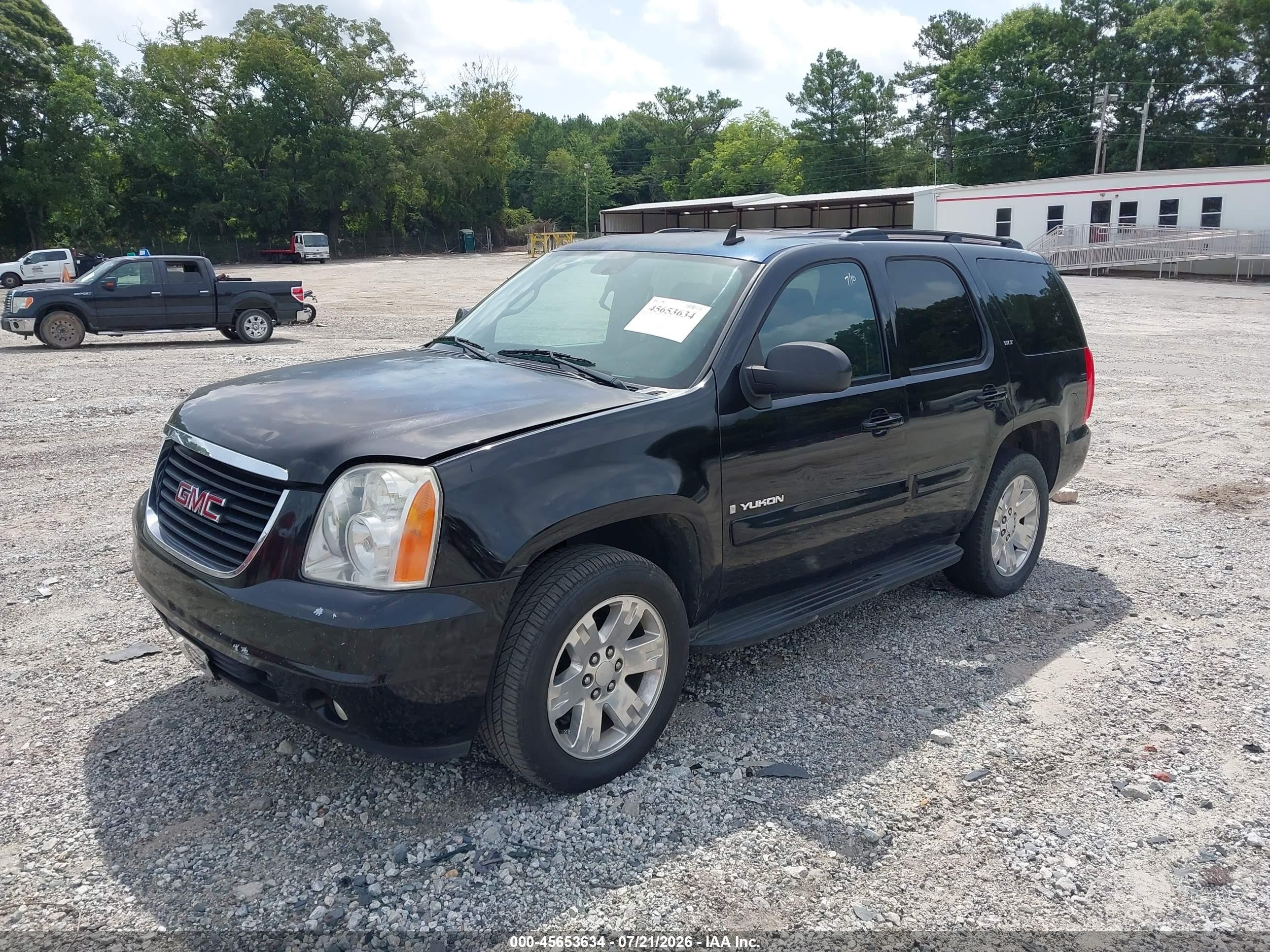 2008 Gmc Yukon Slt Black vin: 1GKFC13098R226598