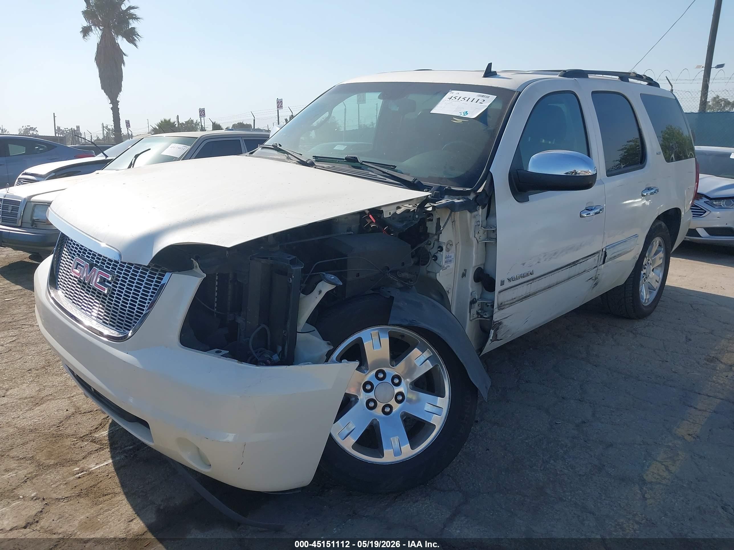 2008 Gmc Yukon Slt White vin: 1GKFC13098R230103