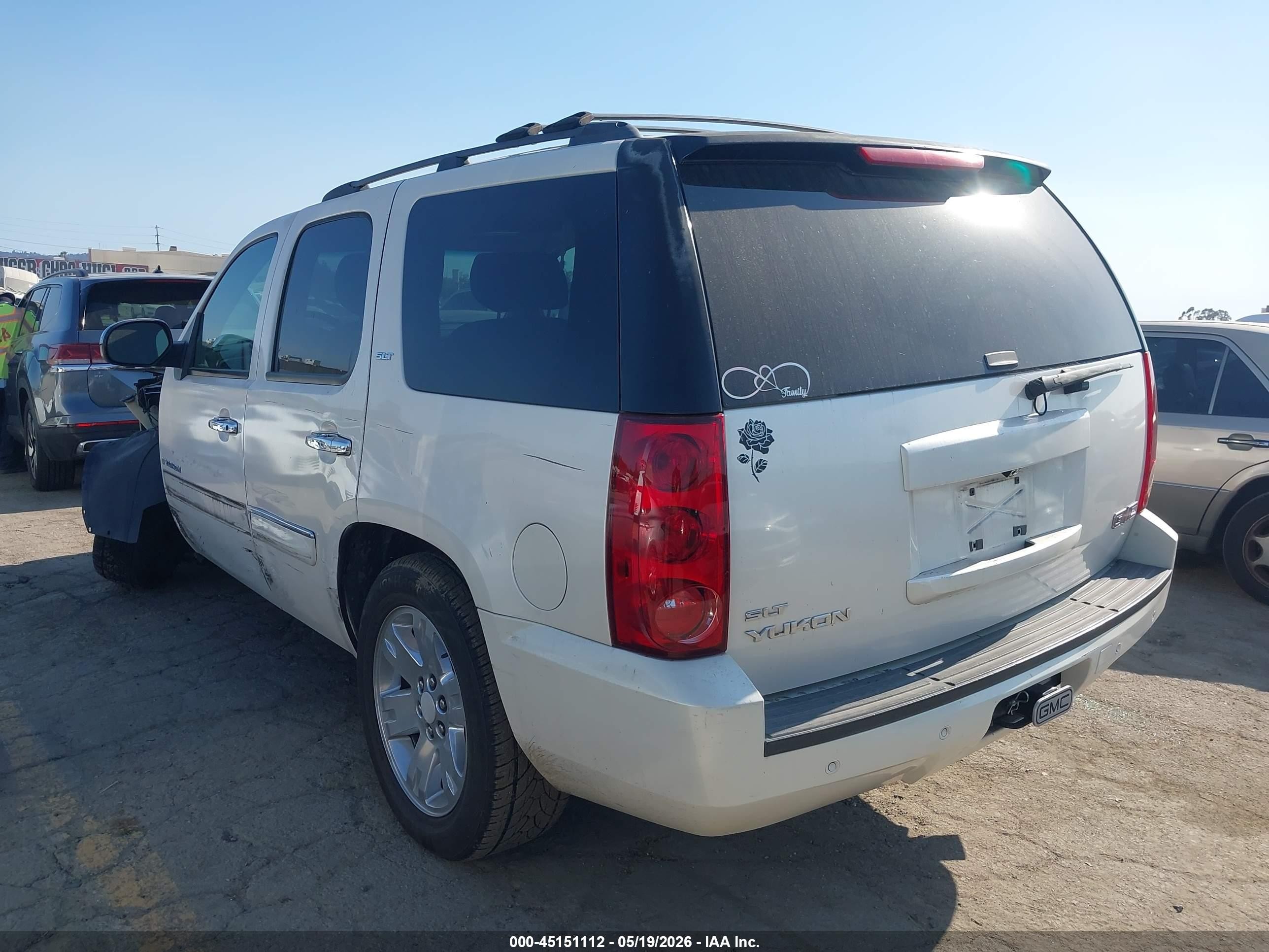 2008 Gmc Yukon Slt White vin: 1GKFC13098R230103