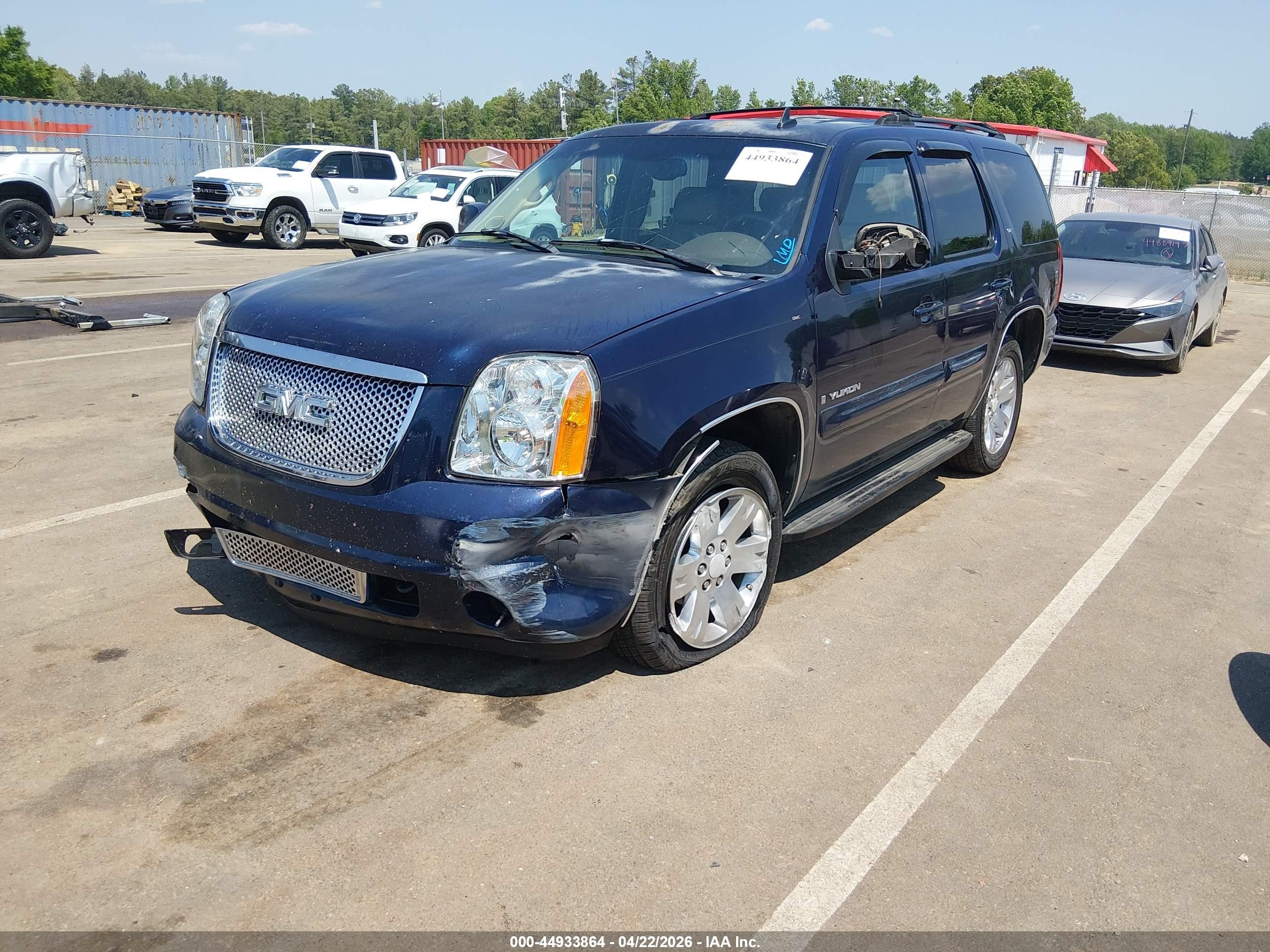 2007 Gmc Yukon Slt Blue vin: 1GKFC130X7R276943