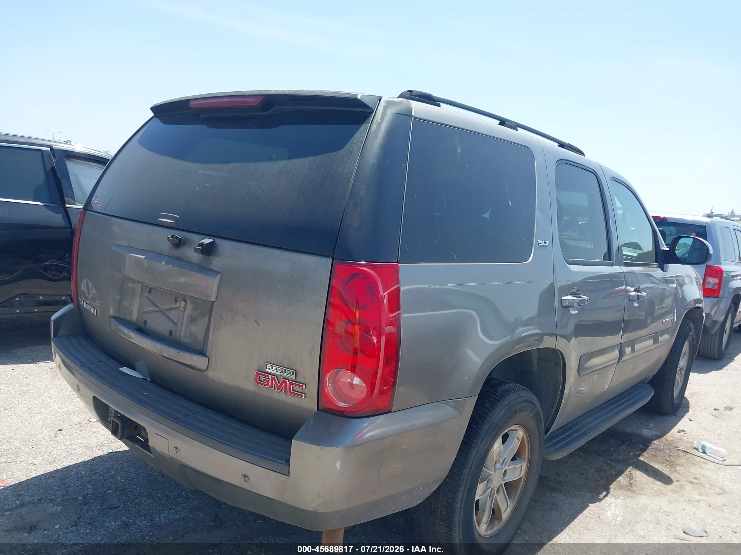 2007 Gmc Yukon Slt Gray vin: 1GKFC130X7R310251