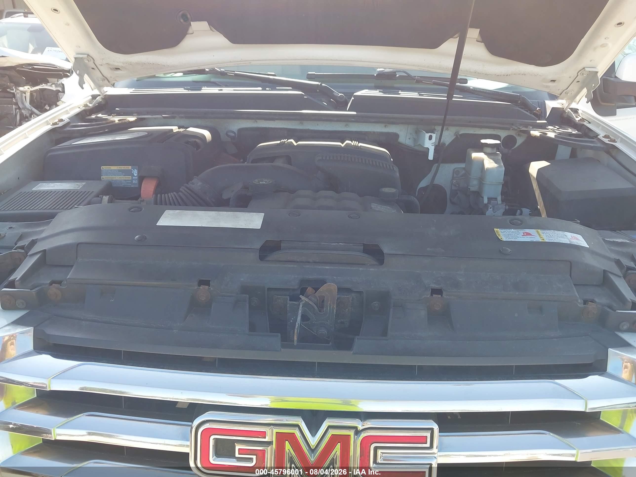 2009 Gmc Yukon Hybrid White vin: 1GKFC13569R100342