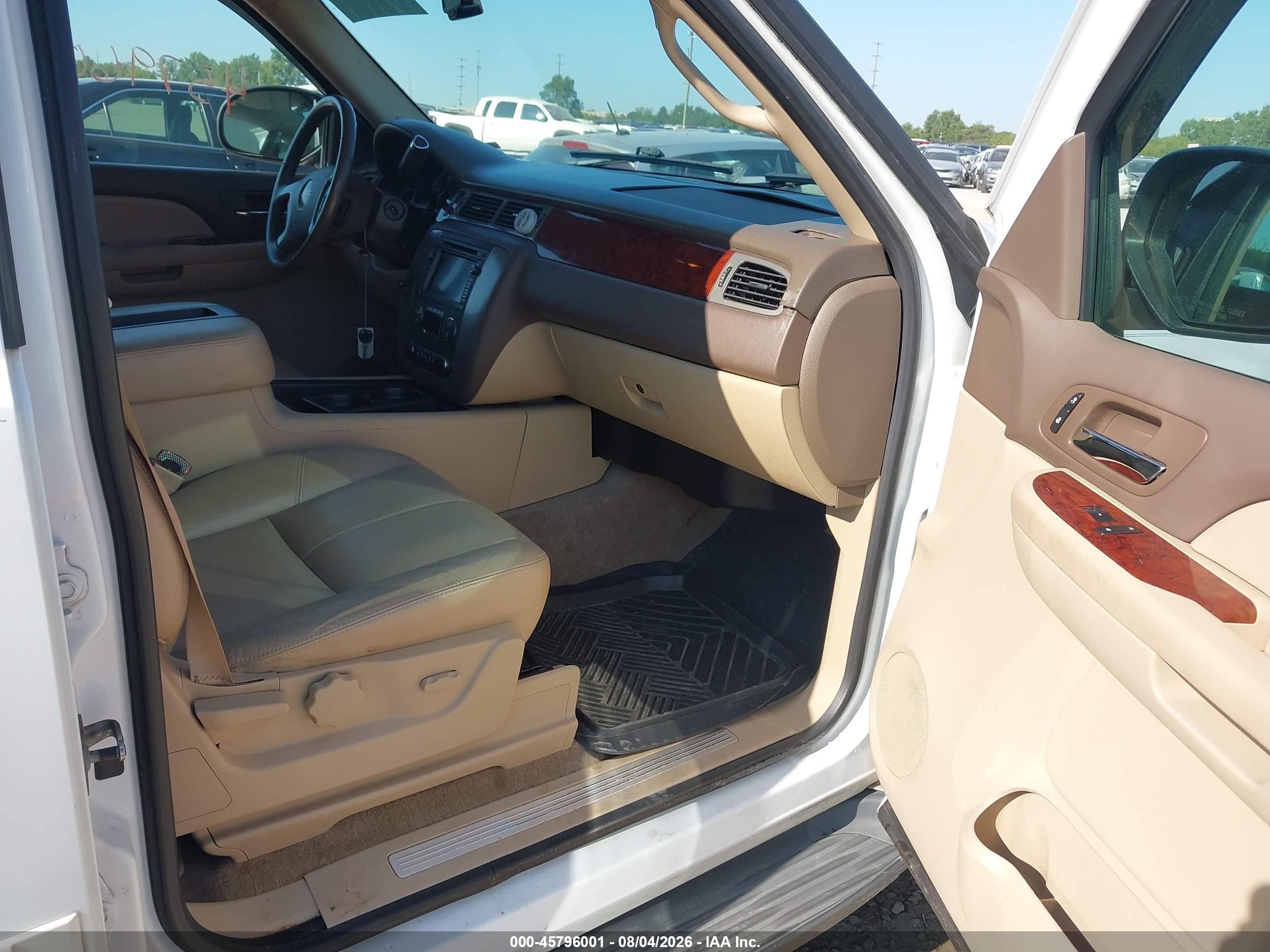 2009 Gmc Yukon Hybrid White vin: 1GKFC13569R100342