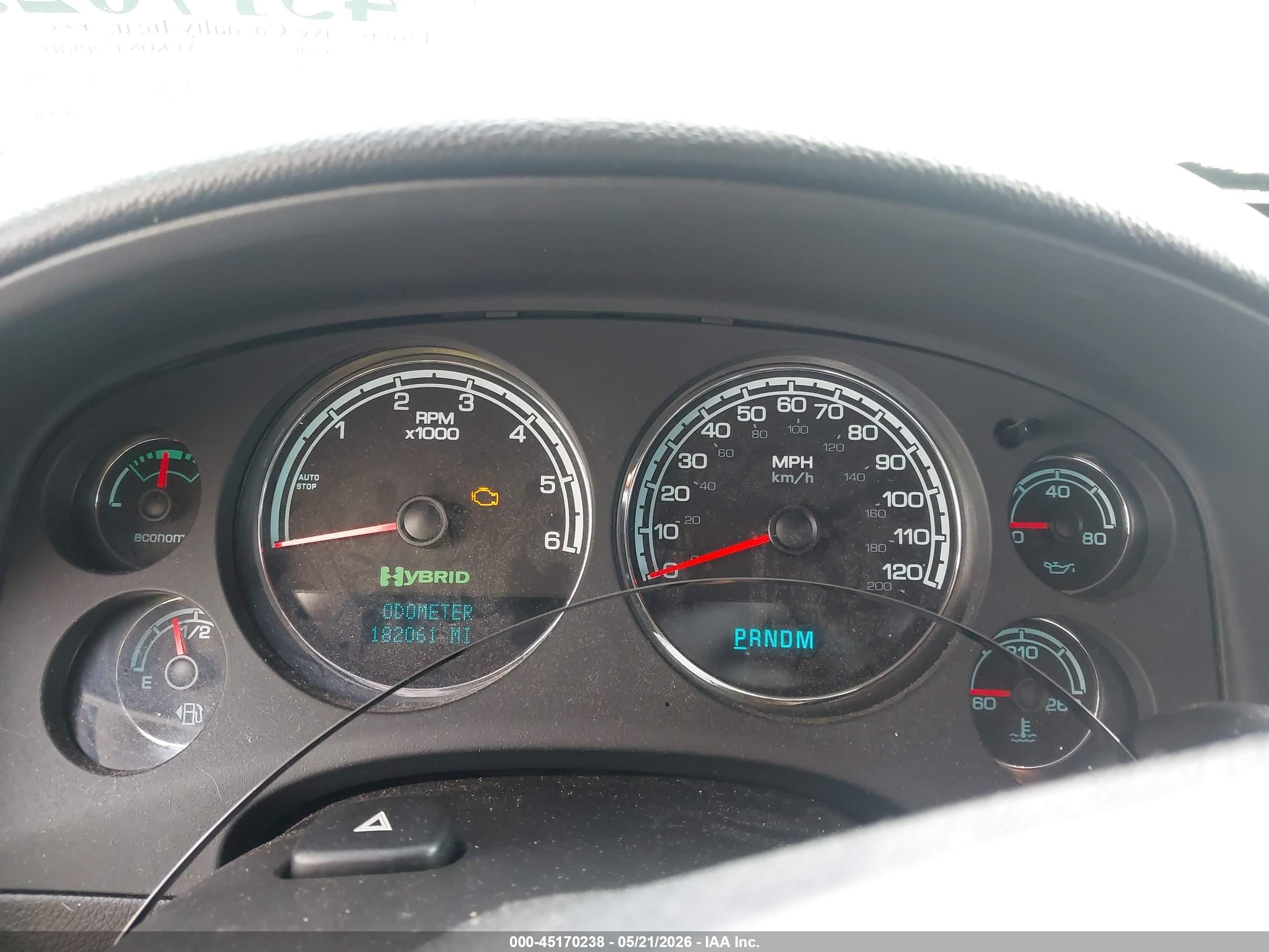 2008 Gmc Yukon Hybrid Black vin: 1GKFC135X8R206405