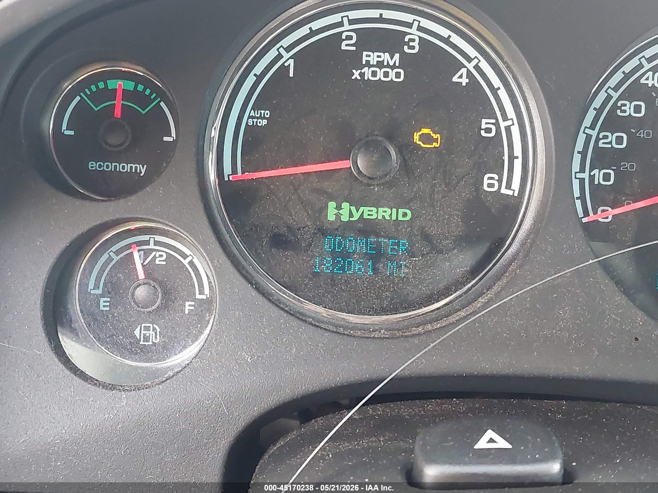 2008 Gmc Yukon Hybrid Black vin: 1GKFC135X8R206405