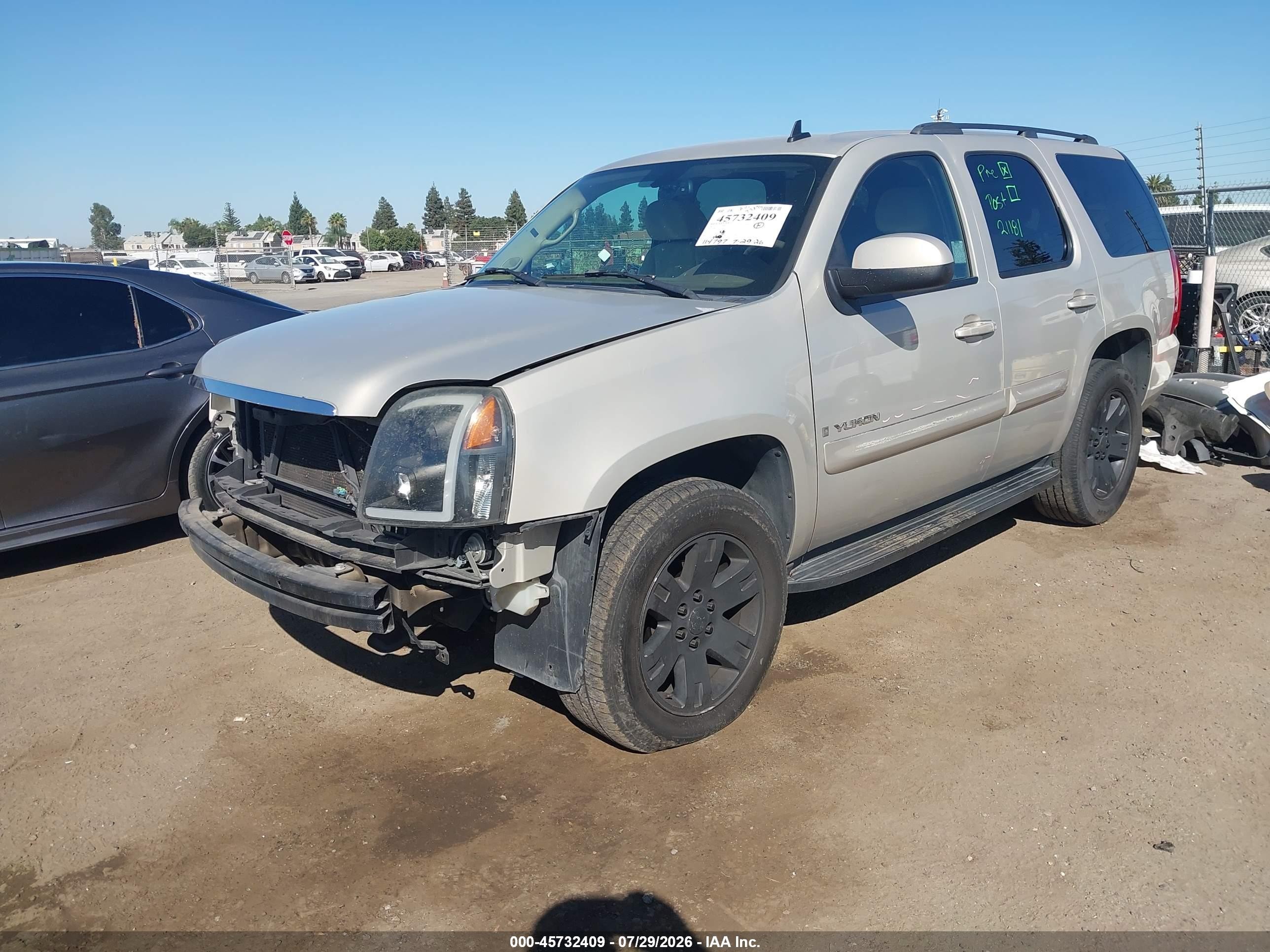 2007 Gmc Yukon Sle Champagne vin: 1GKFC13C27R413271