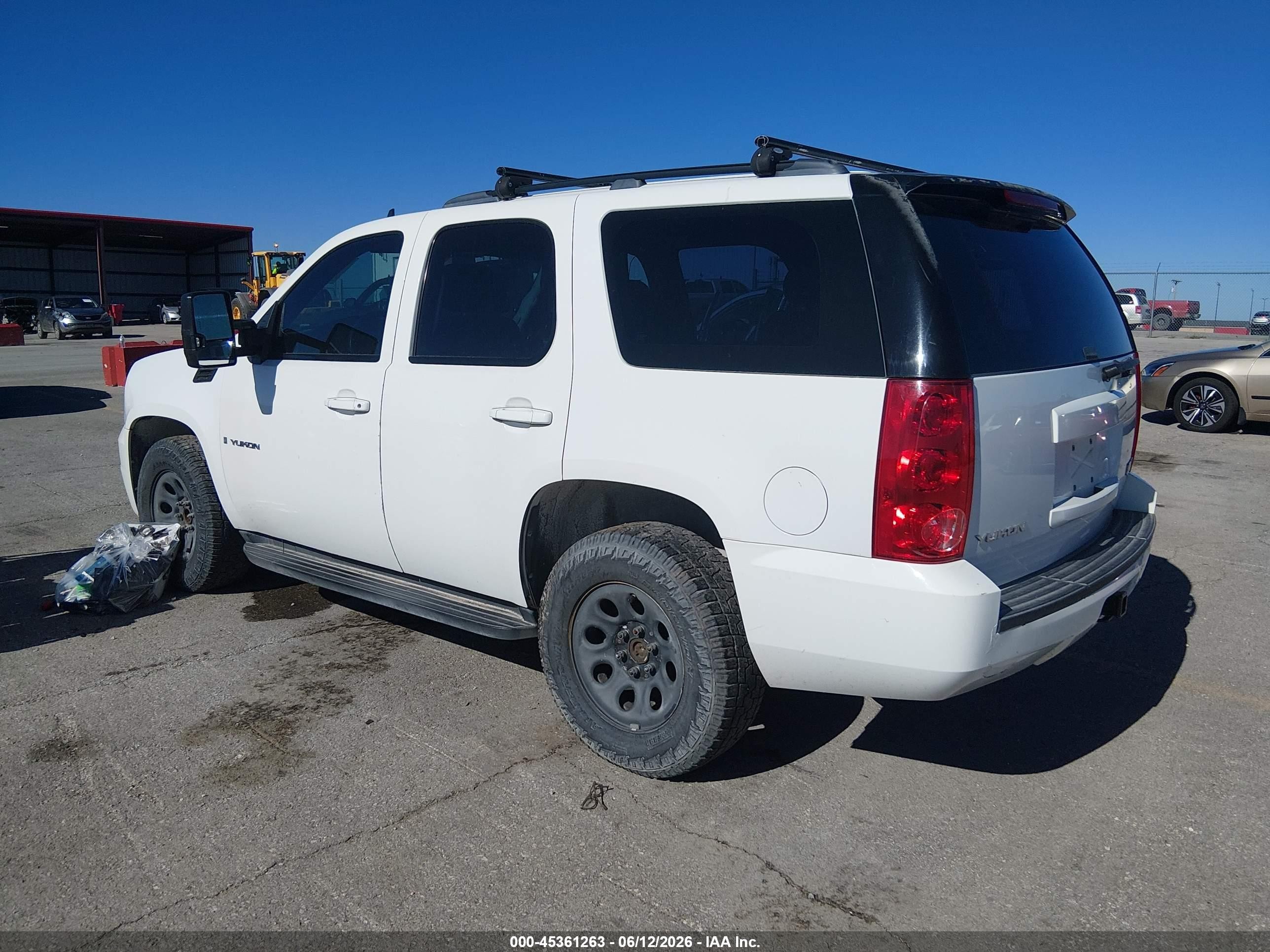 2009 Gmc Yukon Commercial Fleet White vin: 1GKFC13C99R202961