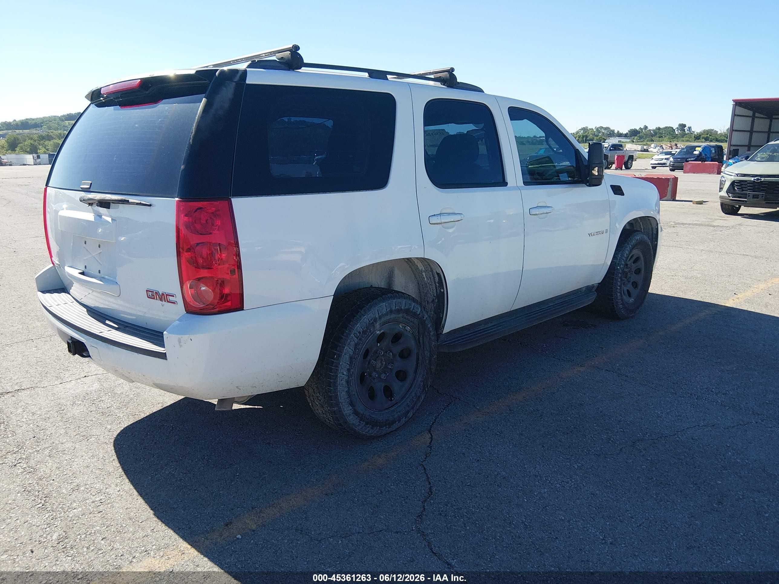 2009 Gmc Yukon Commercial Fleet White vin: 1GKFC13C99R202961