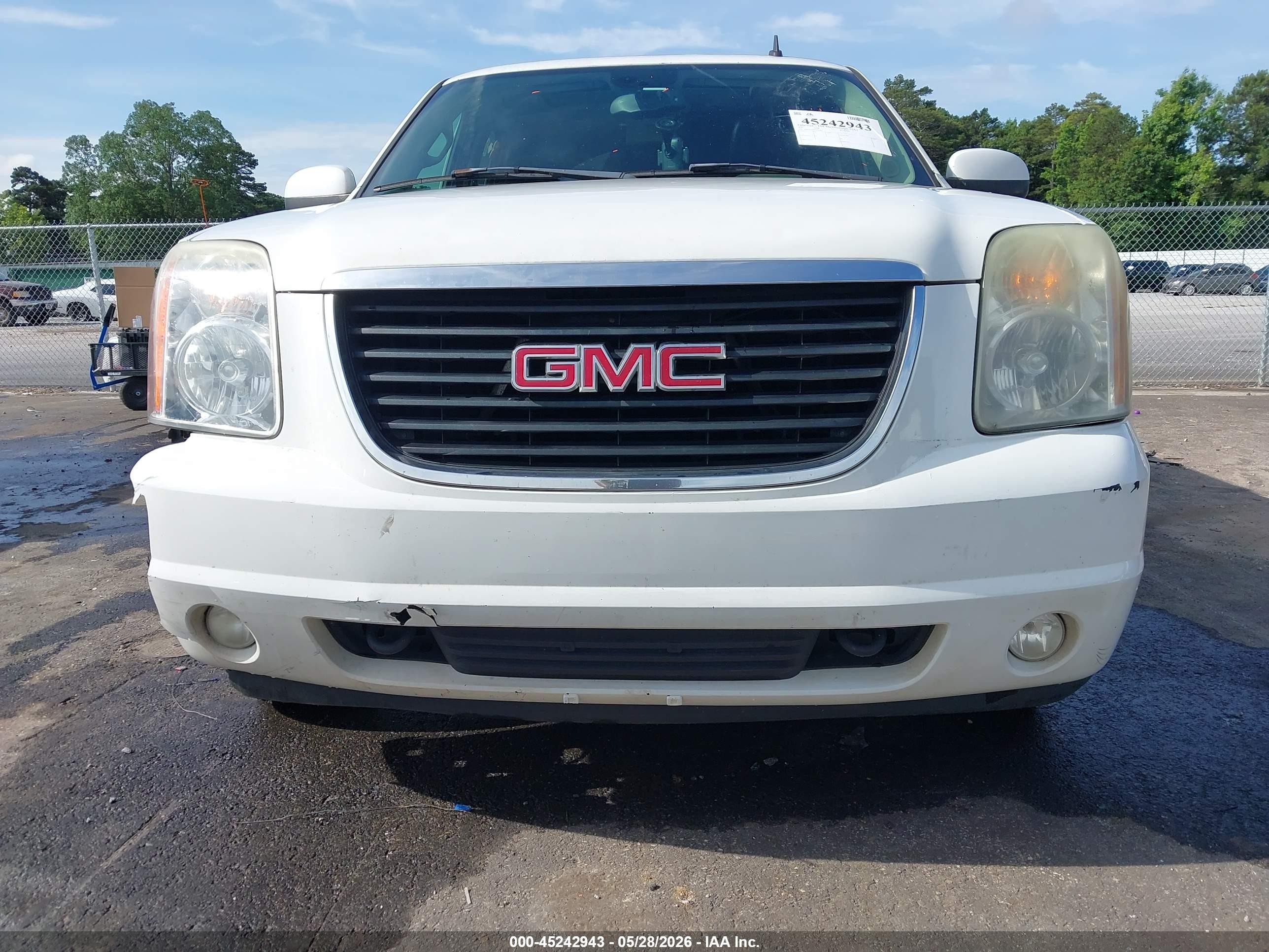 2007 Gmc Yukon Slt White vin: 1GKFC13J07J102662